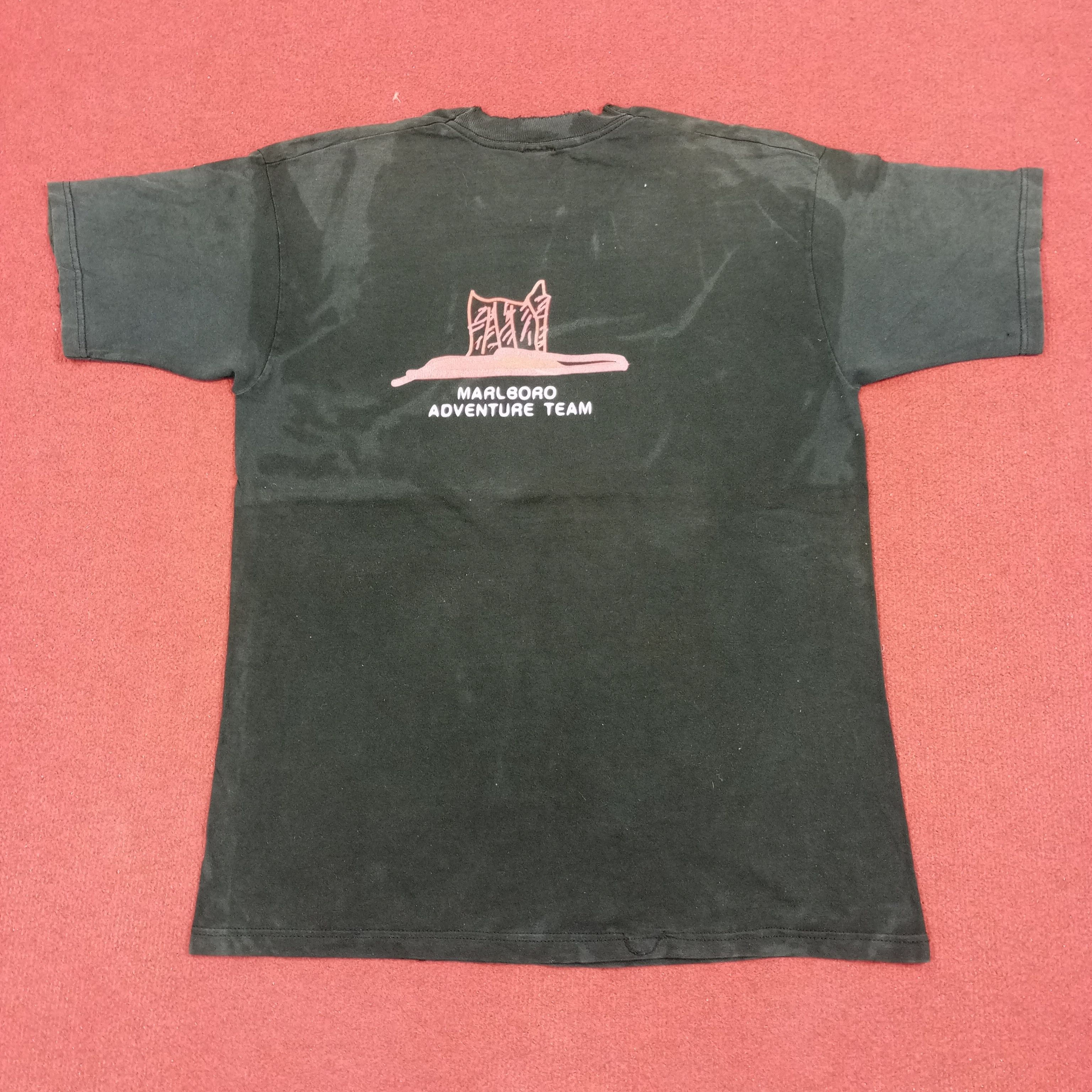 Marlboro × Vintage Marlboro Adventure Team Classic Brand Distressed Tshirt Size US L / EU 52-54 / 3 - 3 Thumbnail
