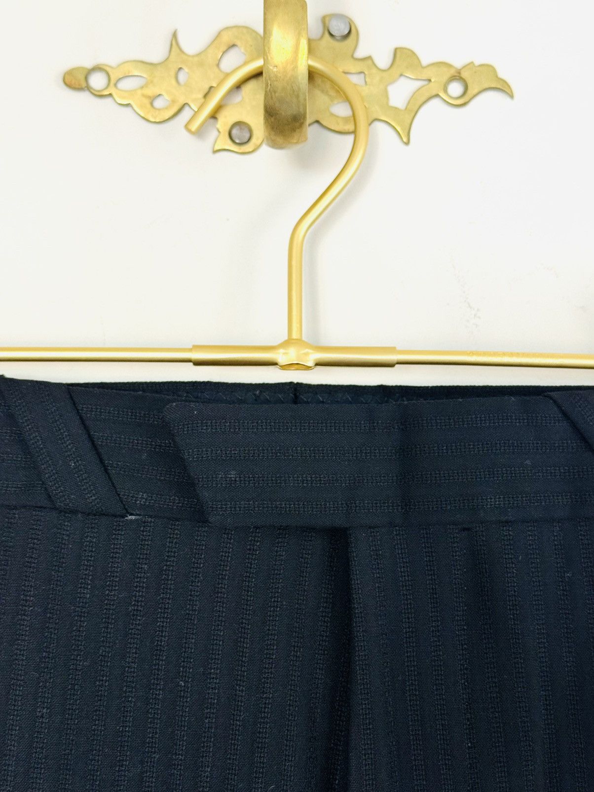 Thierry Mugler Vintage Thierry Mugler black slacks sz 52 Size 52R - 2 Thumbnail