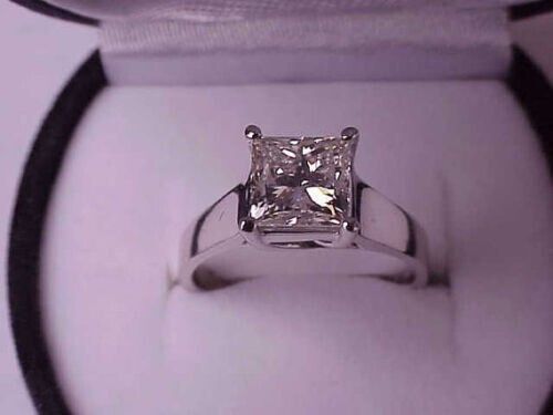 Other GIA Certified! $34,000 2.08ct VS Diamond 14k W/G Ring Size ONE SIZE - 4 Thumbnail