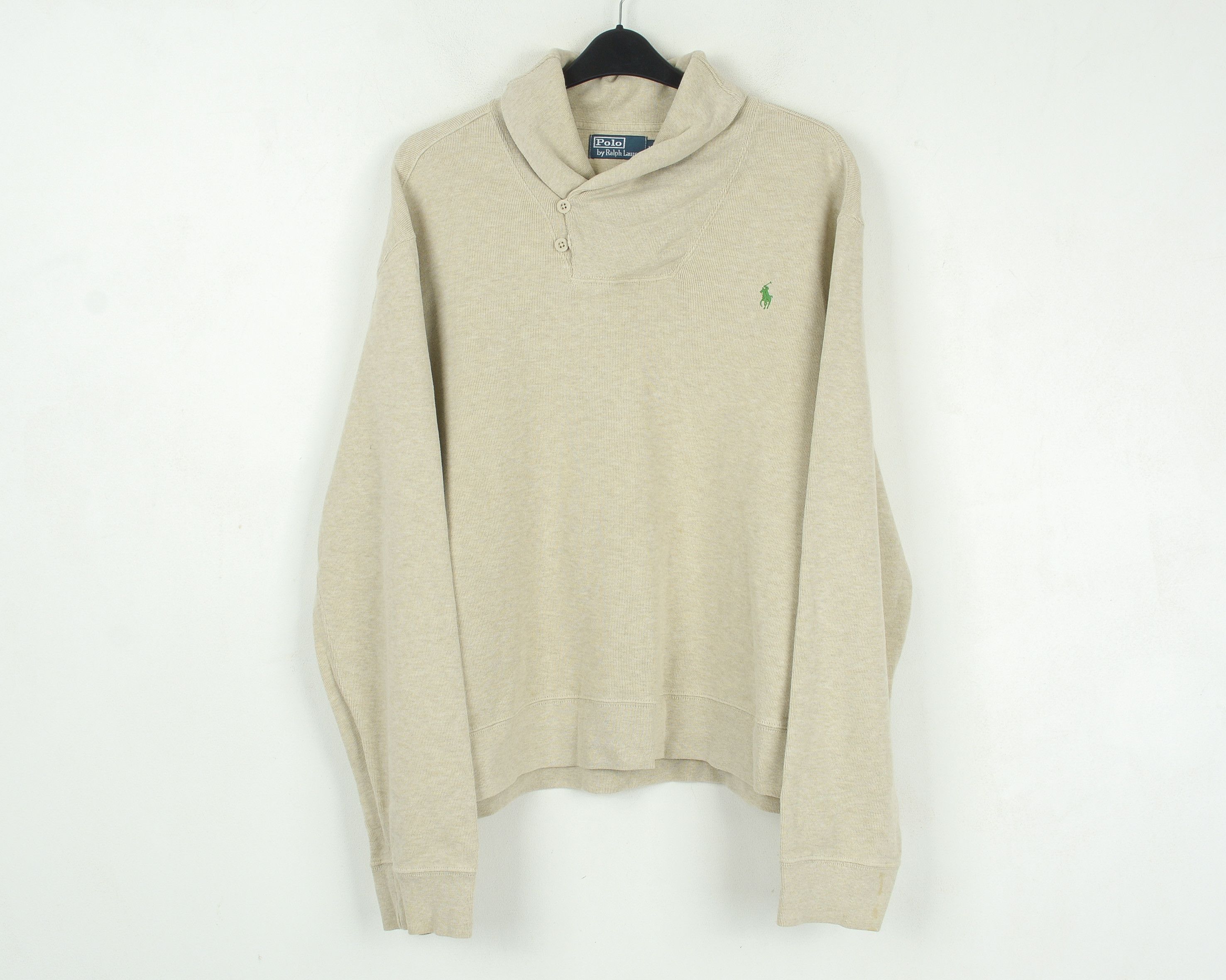 Polo Ralph Lauren Sweater 2XL High Neck Button Jumper Pullover Cotton Knit Size US XXL / EU 58 / 5 - 1 Thumbnail