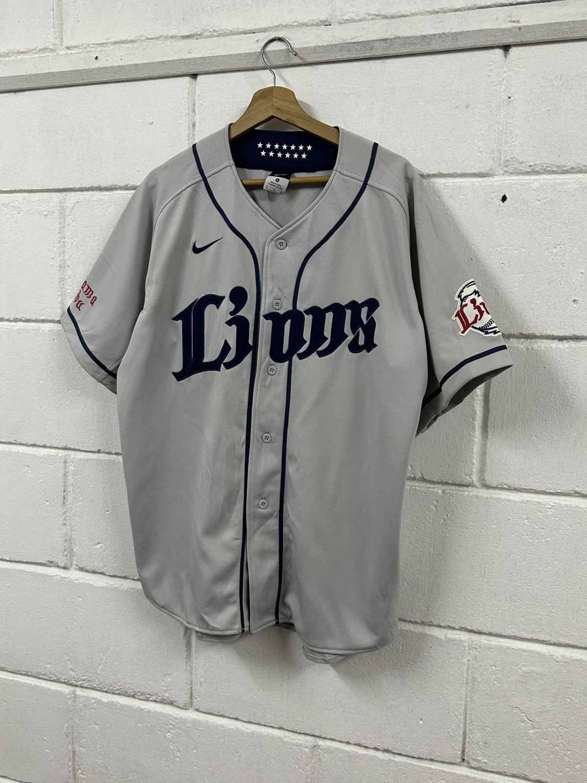 Nike Nike Lions Saitama Seibu Baseball Jersey Shirt Size US XL / EU 56 / 4 - 3 Thumbnail