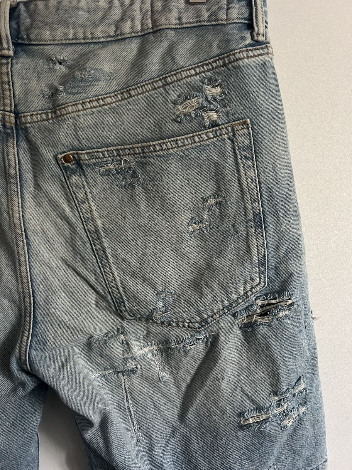 Japanese Brand Custom distressed baggy shorts Size US 34 / EU 50 - 6 Thumbnail
