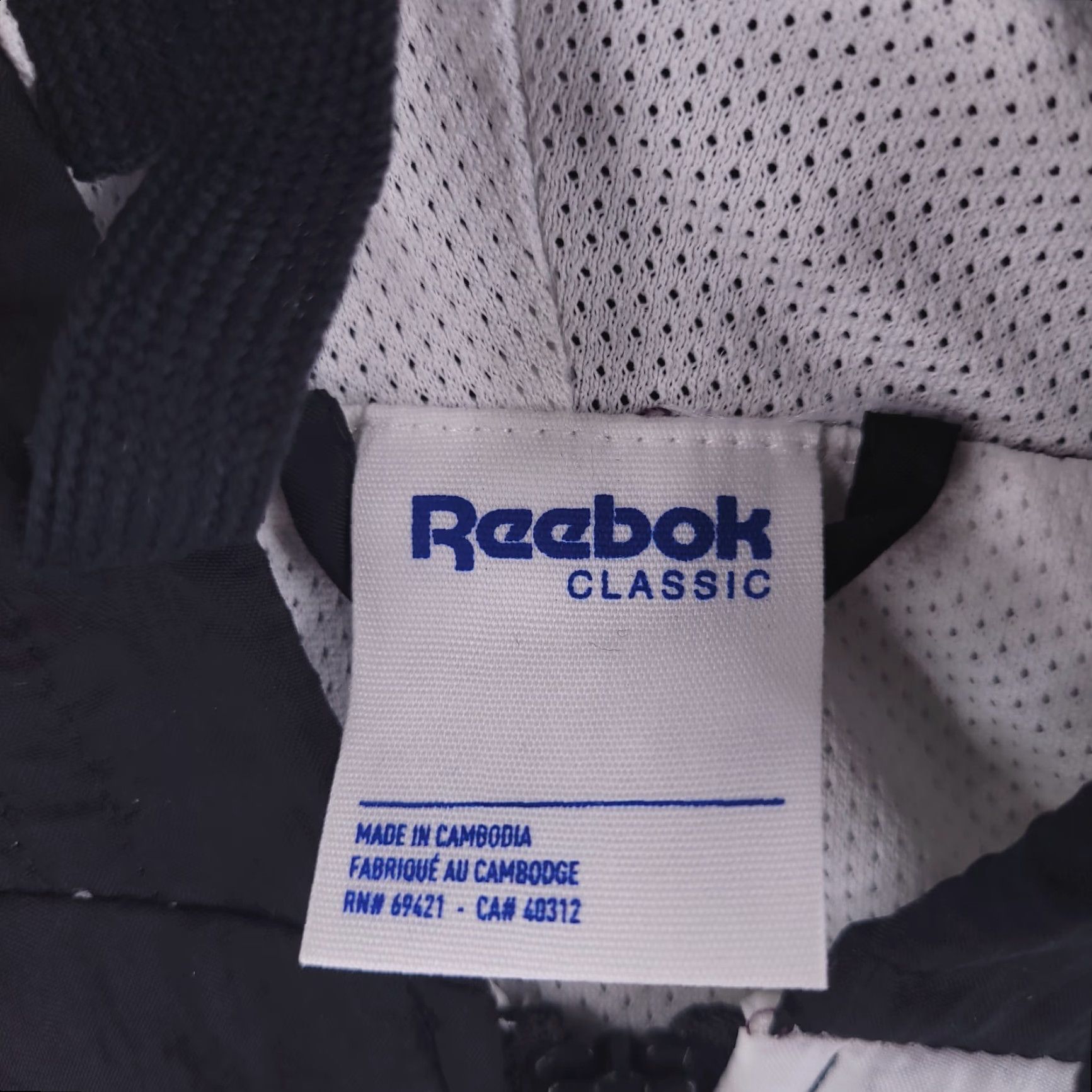 Reebok Reebok Jacket Mens M White Black Classic Track Windbreaker Retro Y2k Hoodie Size US M / EU 48-50 / 2 - 5 Thumbnail