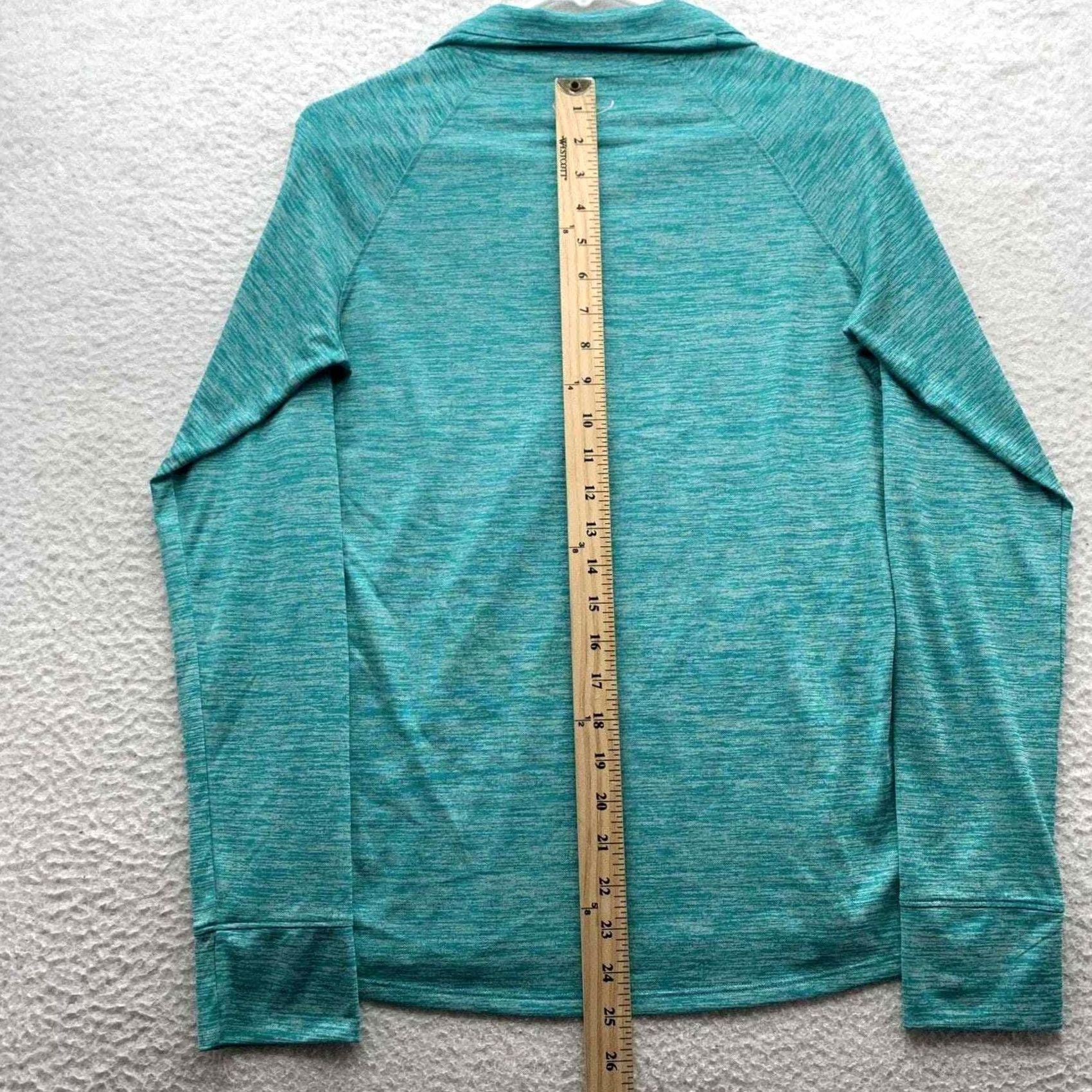 Under Armour Under Armour Jacket Womens Medium M Heather Aqua Green All Season Thin Semi Fit Size M / US 6-8 / IT 42-44 - 6 Thumbnail
