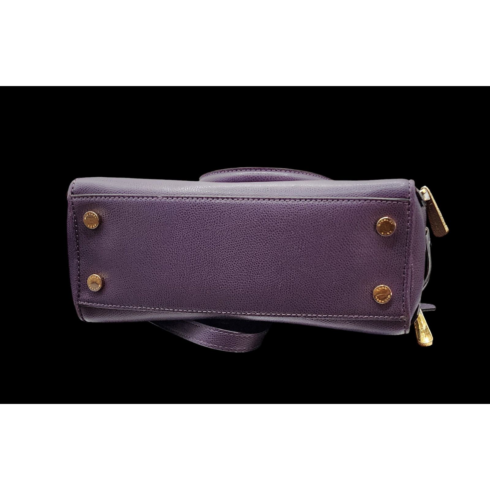 Michael Kors Michael Kors Houston Double Zip Crossgrain Leather purple Size ONE SIZE - 7 Thumbnail