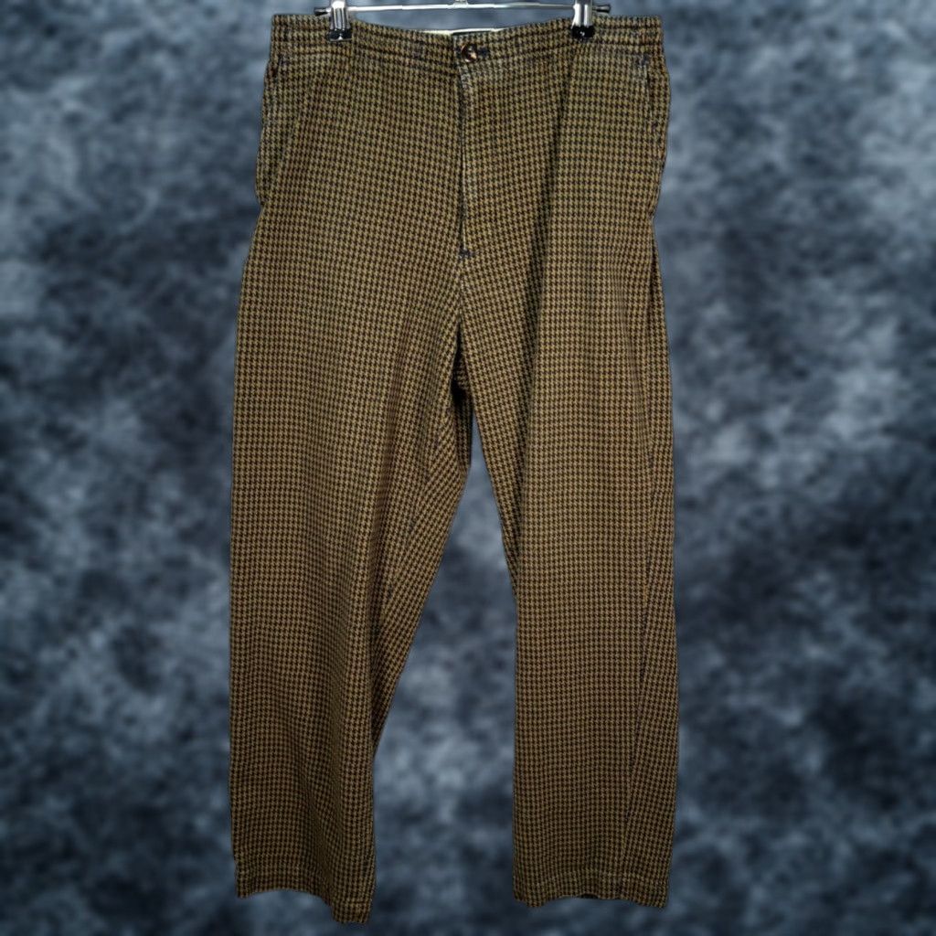 Dockers DOCKERS Mens Size Small Organic Cotton Straight Leg Houndstooth Pants Size US 29 - 1 Thumbnail