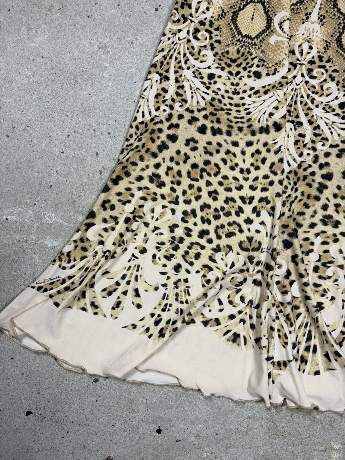 Roberto Cavalli Roberto Cavalli 2006 Leopard Snake Animal Print Halter Dress Size M / US 6-8 / IT 42-44 - 17 Thumbnail