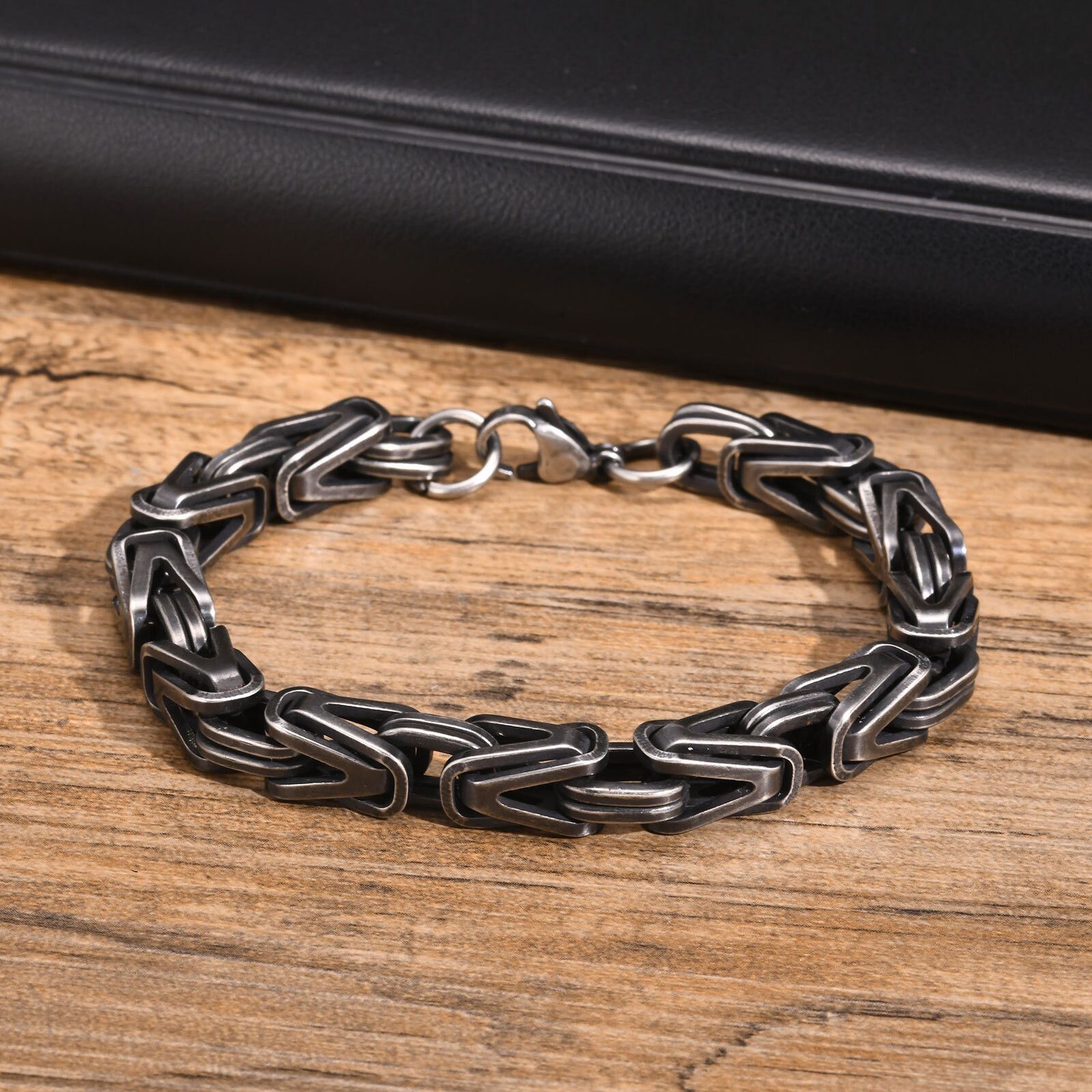 Jewelry 7" Byzantine Chain Bracelet Size ONE SIZE - 3 Thumbnail