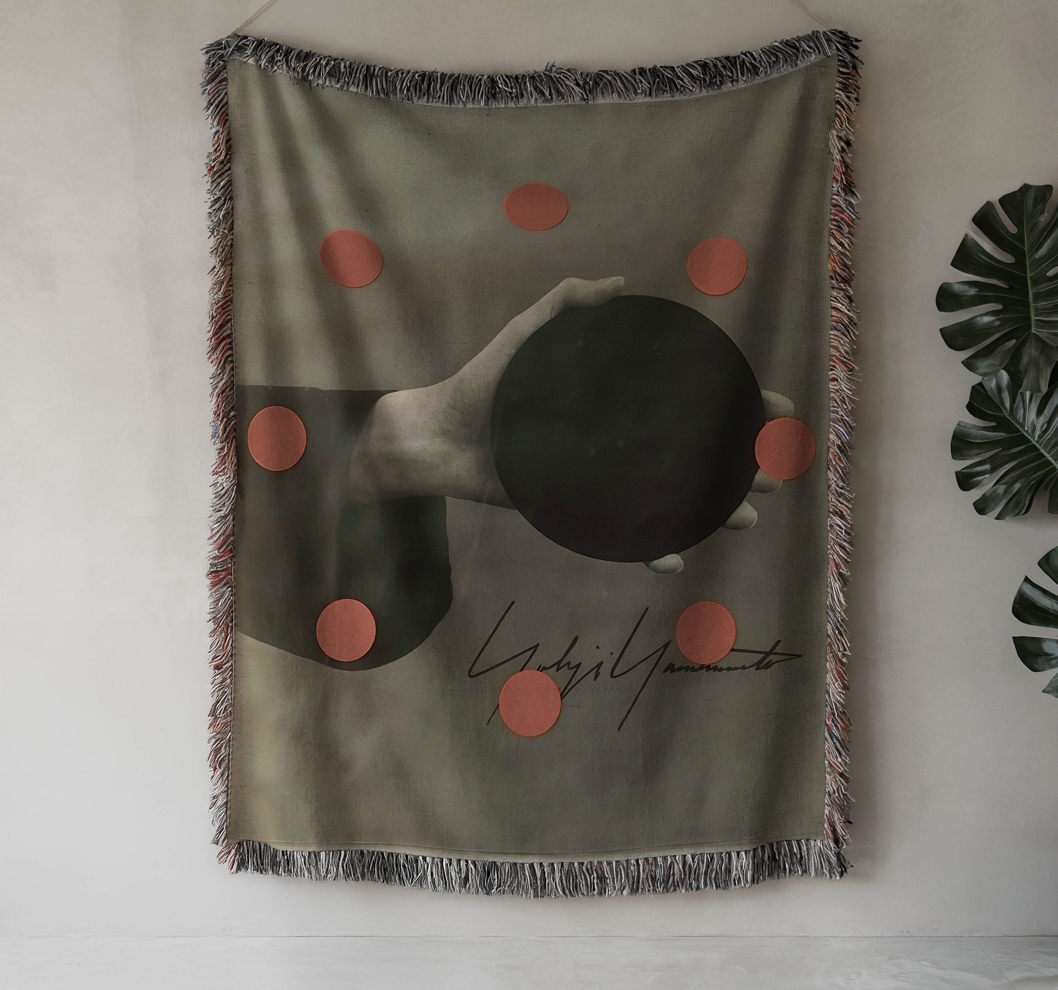 Yohji Yamamoto Yohji Yamamoto Blanket Woven Art Poster Fashion Gift Logo Size ONE SIZE - 4 Thumbnail