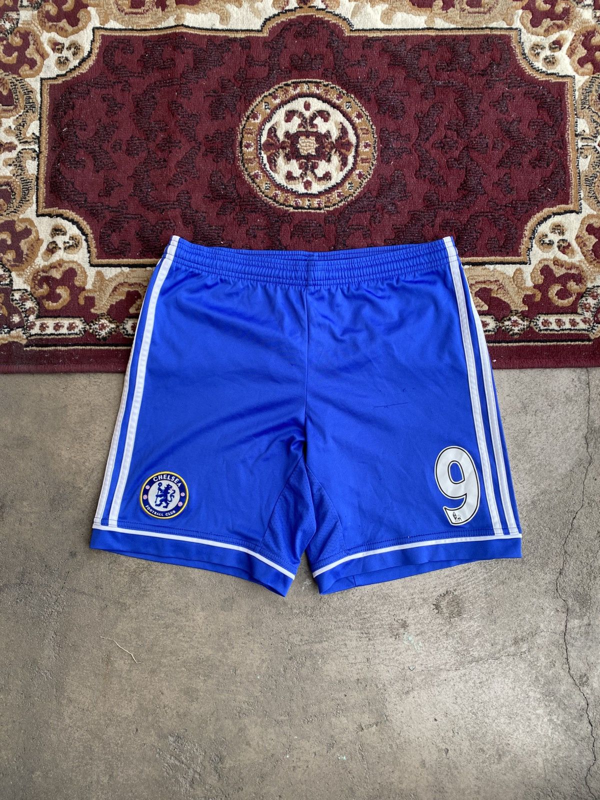 Adidas × Vintage Adidas Chelsea 2012/13 Shorts jersey Home #9 Torres Size US 32 / EU 48 - 1 Thumbnail