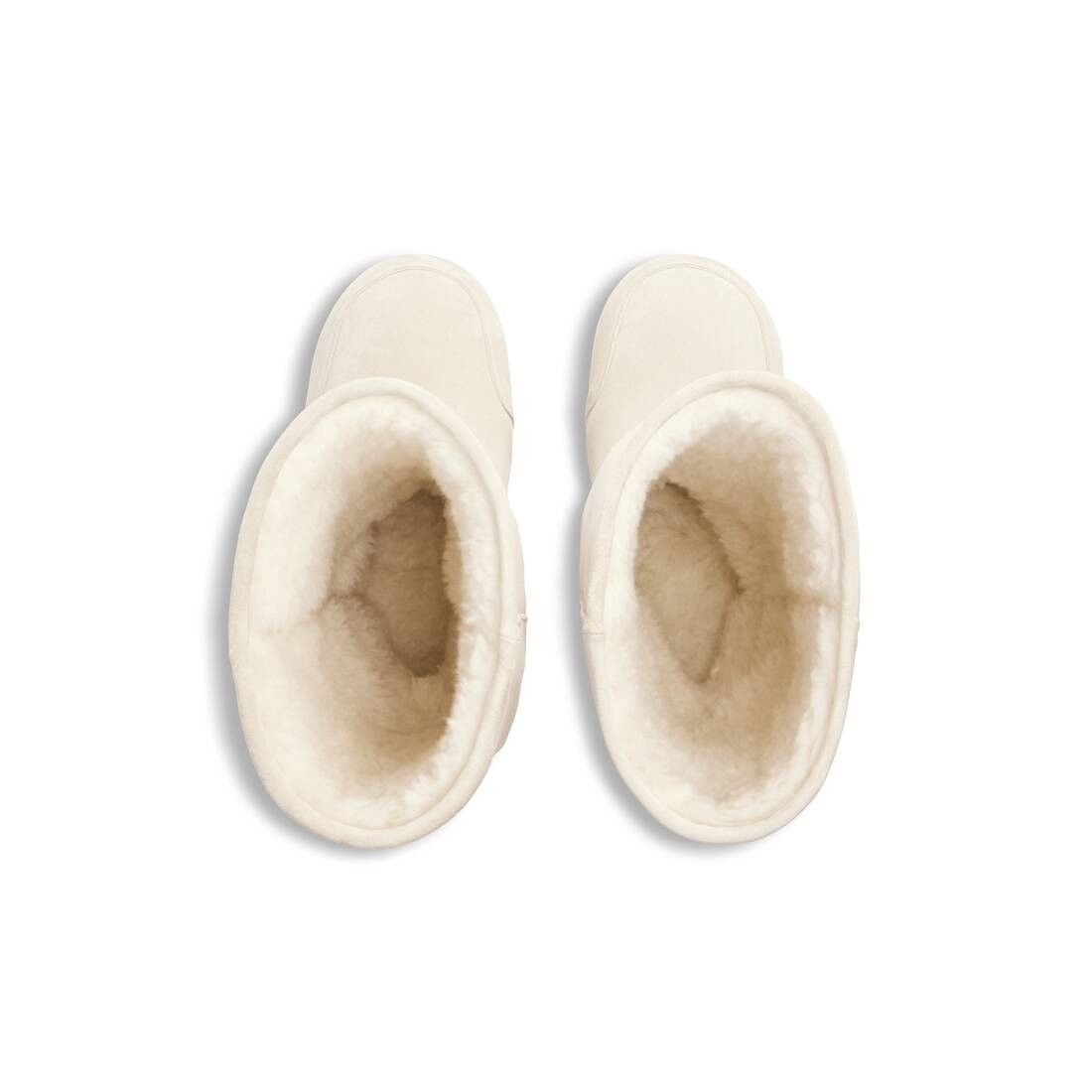 Balenciaga o1bcso1str1025 Alaska Fur High Boots in White Size US 11 / IT 41 - 5 Thumbnail