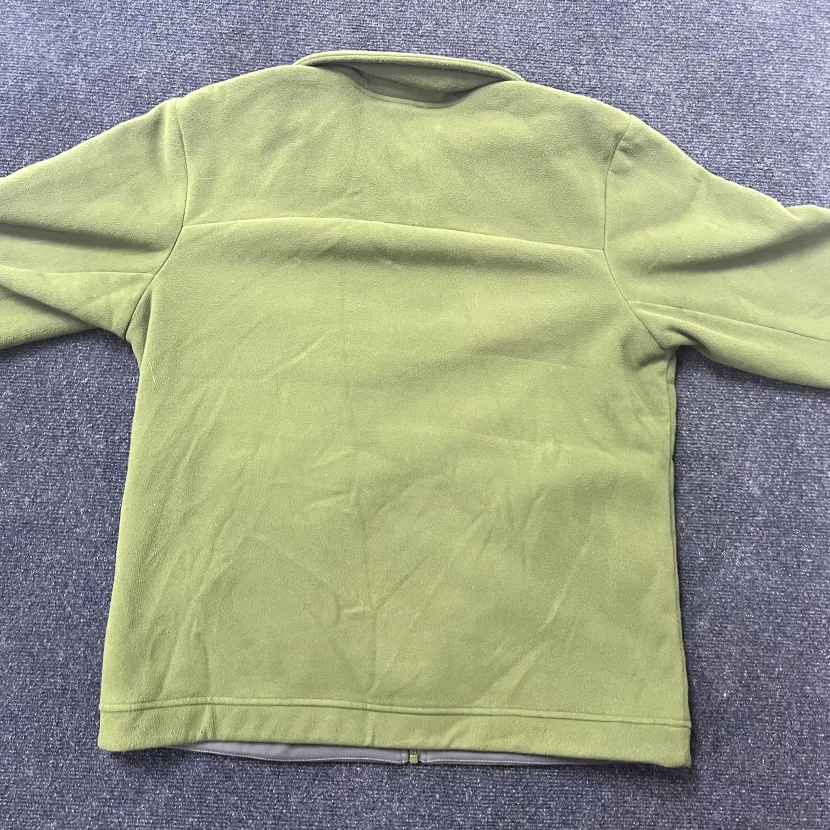 The North Face The North Face Jacket Mens Large Green Gray Fleece Full Zip Sherpa Lined Pockets Size US L / EU 52-54 / 3 - 3 Thumbnail