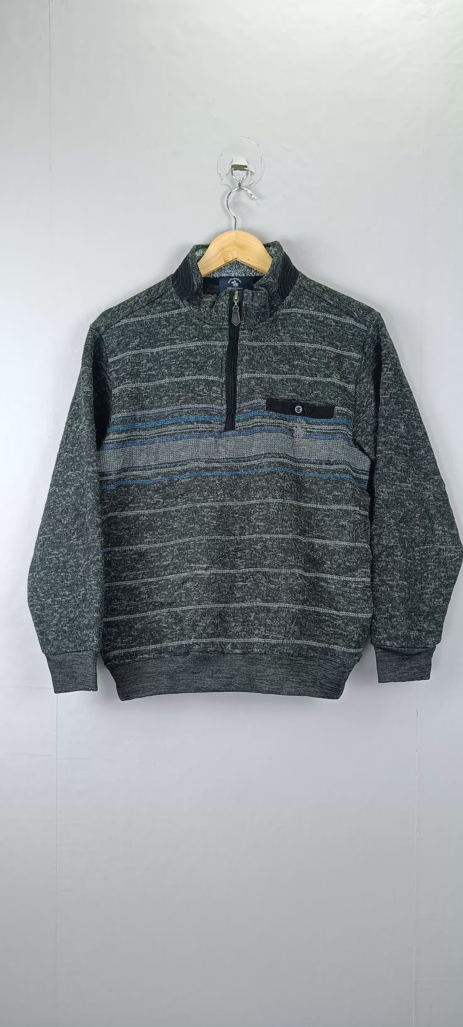 Beverly Hills Polo Club Vintage SANTA BARBARA POLO CLUB Collar Sweatshirt Size US M / EU 48-50 / 2 - 1 Thumbnail
