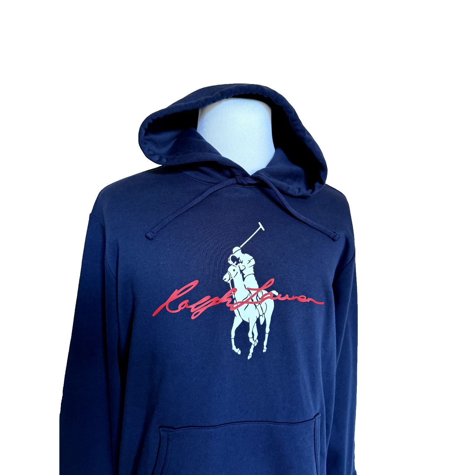 Polo Ralph Lauren NWT $198 Polo Ralph Lauren Signature Big Pony Hoodie Navy L Size US L / EU 52-54 / 3 - 2 Thumbnail