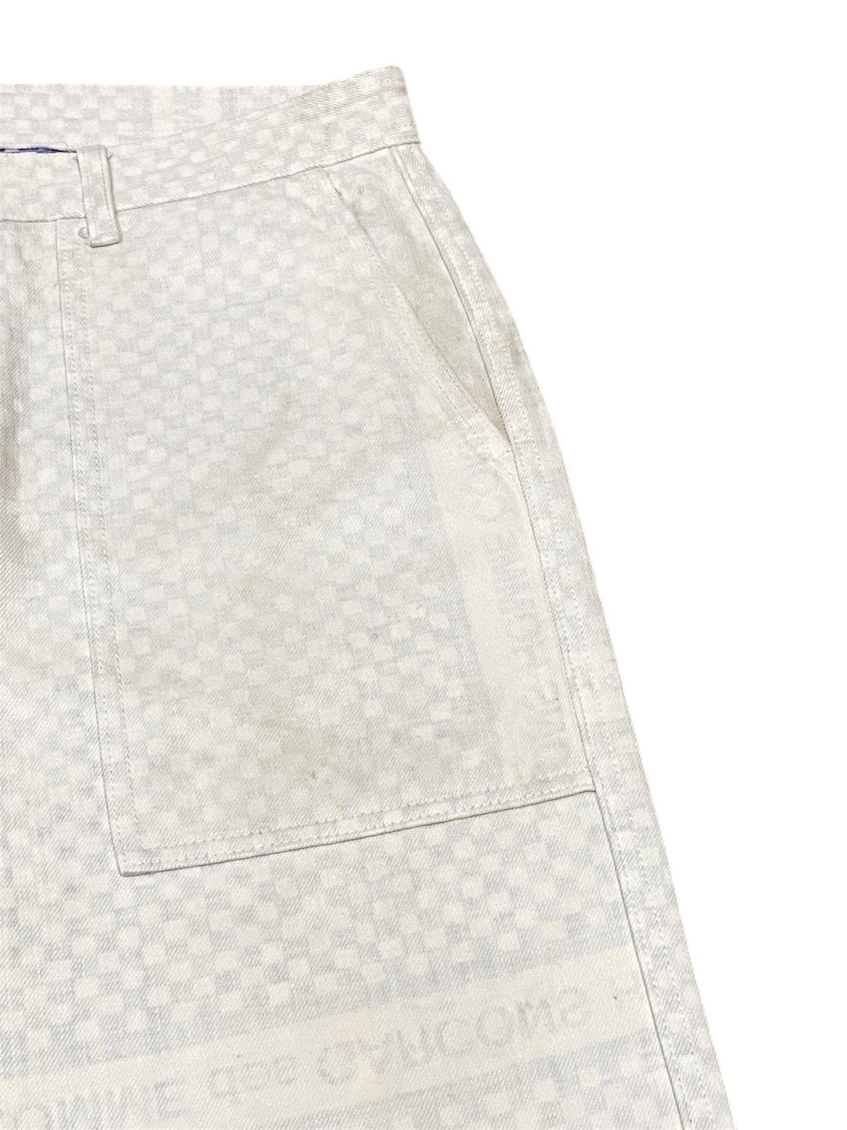 Comme des Garcons Homme Comme Des Garçons Homme AD2003 Chekerboard Denim Pants Size US 33 - 12 Thumbnail