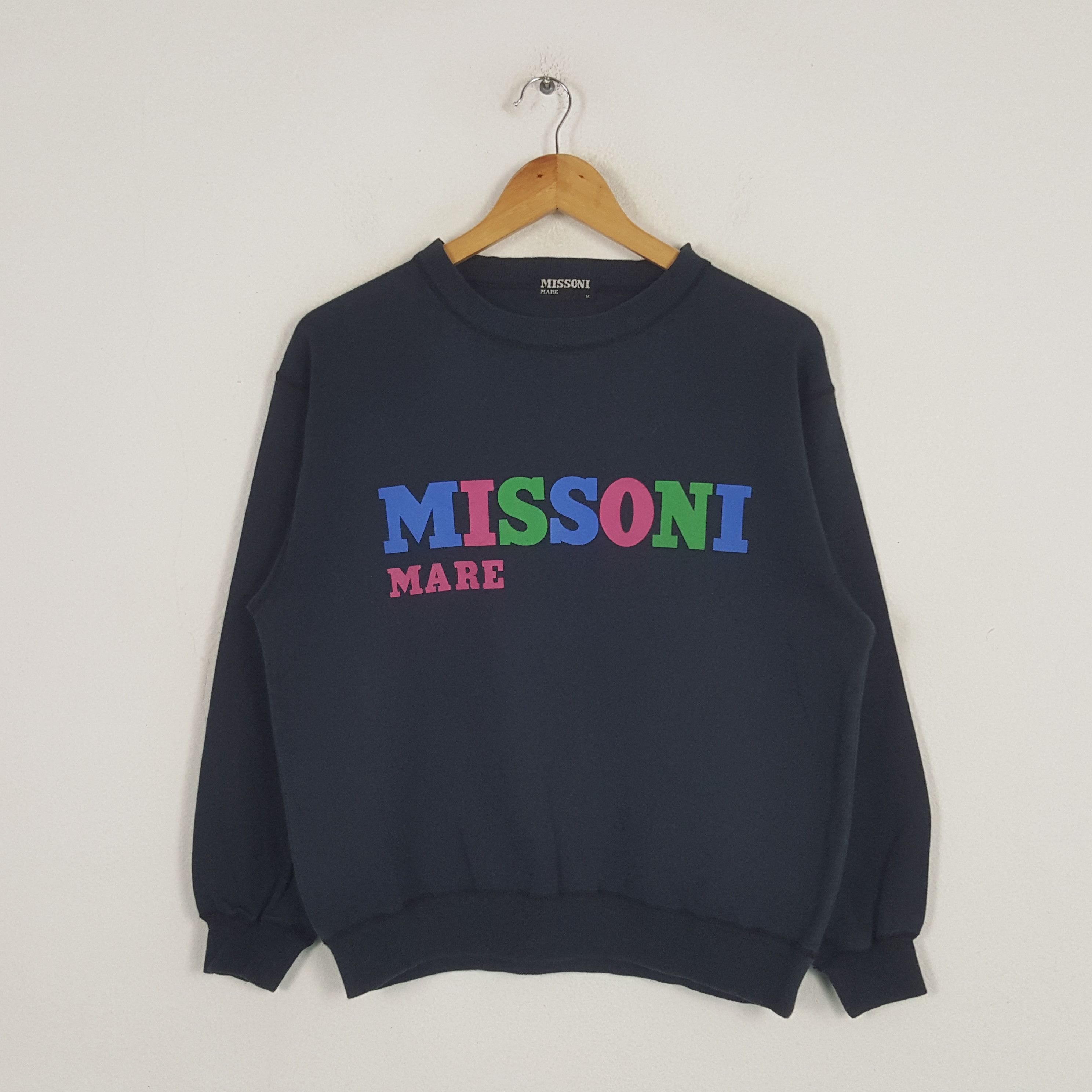 Designer × Missoni × Vintage Vintage Missoni Mare Italian Brand Sweatshirt Size US L / EU 52-54 / 3 - 1 Thumbnail
