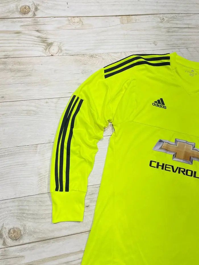 Adidas Manchester United 2015 2016 De Gea #1 Goalkeeper Jersey Size US M / EU 48-50 / 2 - 6 Thumbnail