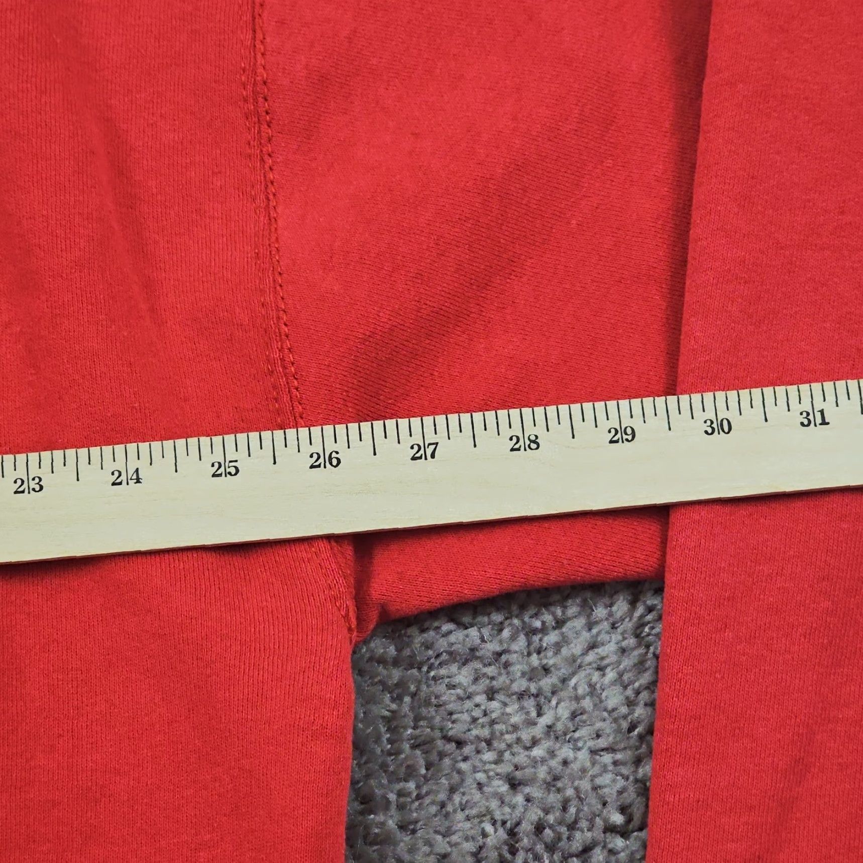 Fruit Of The Loom VINTAGE Fruit of the Loom Sweatshirt Adult XXL Red Crew Neck Pullover Fleece USA Mens 90s Shirt Size US XXL / EU 58 / 5 - 7 Thumbnail