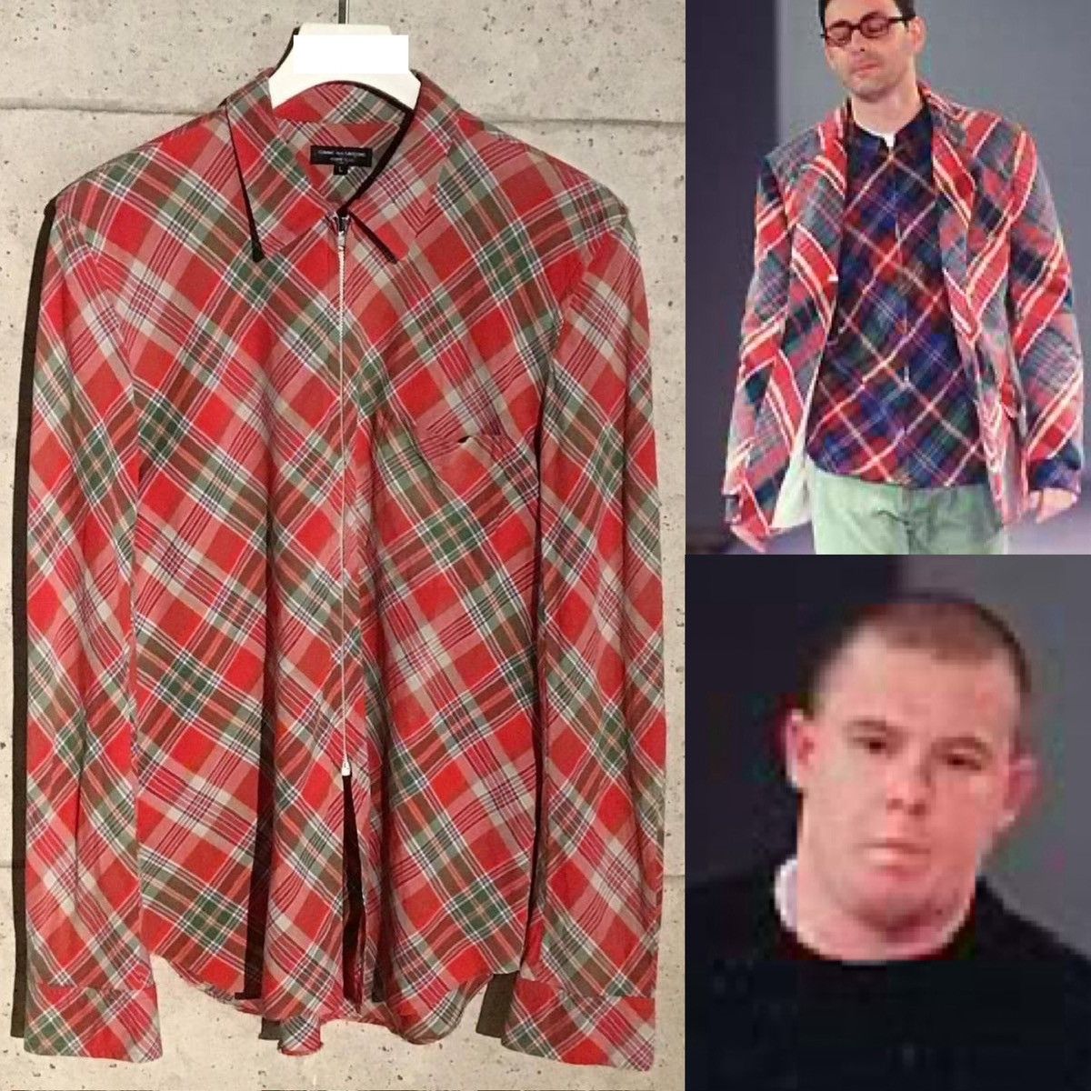 Comme des Garcons Homme Plus magic of bias shirt jacket AW97