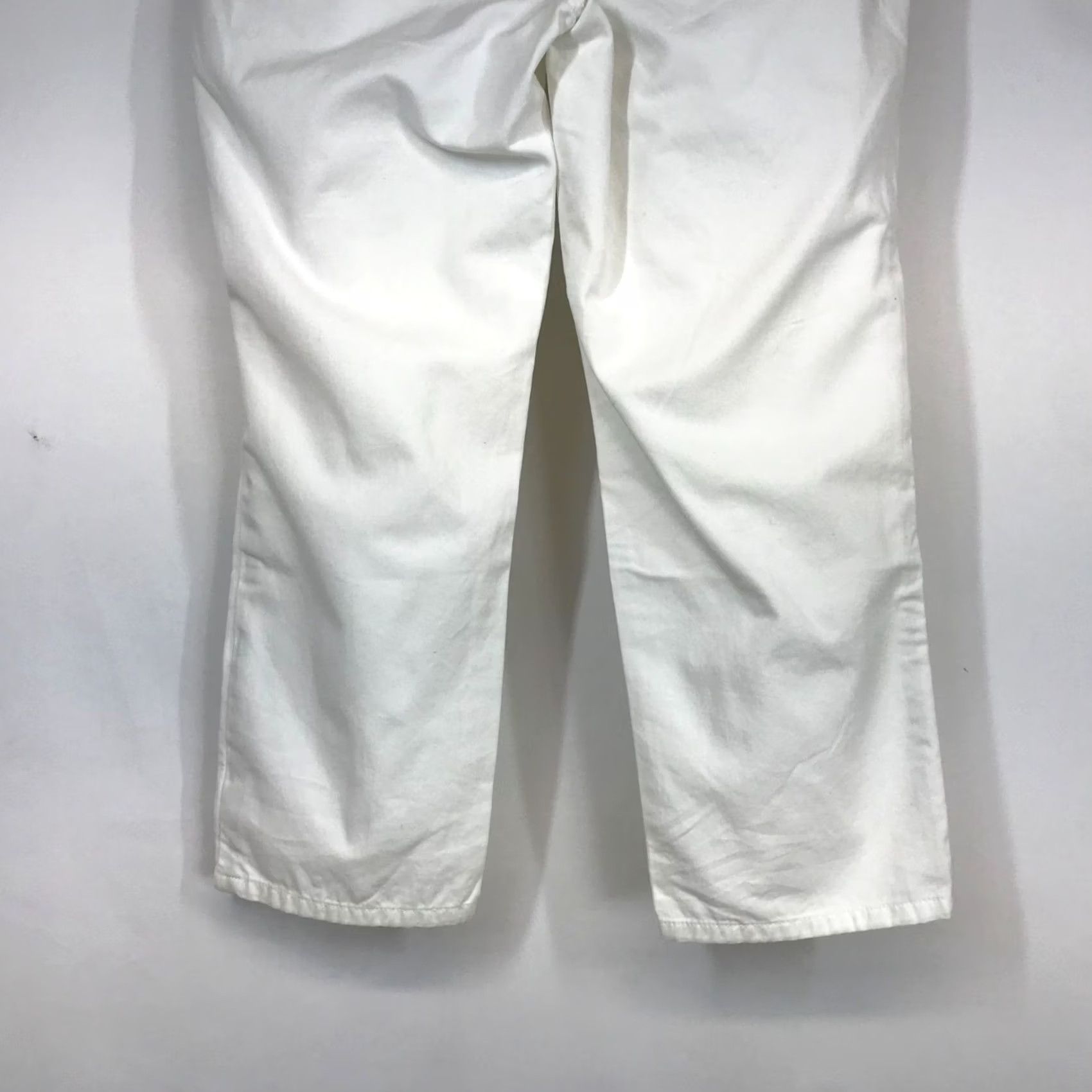 Eddie Bauer EDDIE BAUER WOMEN'S PETITE 16P WHITE COTTON CHINO PANTS Size 38" / US 16 / IT 52 - 6 Thumbnail
