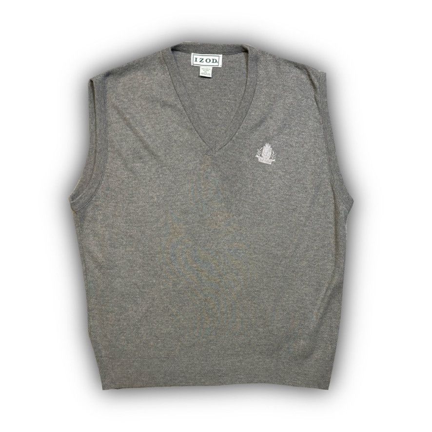 Izod Vintage Izod Made in USA Grey Sweater Vest Size US XL / EU 56 / 4 - 1 Thumbnail