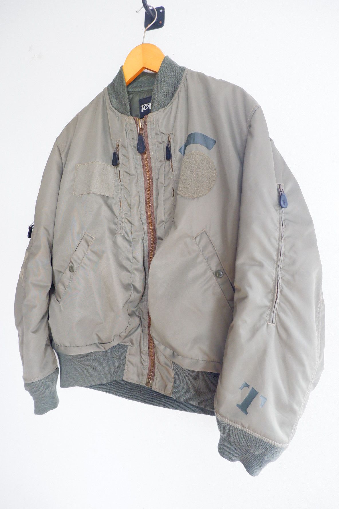 Buzz Rickson's Vintage Toilet Japan Multi Zip 3D Pocket Bomber Jacket Size US M / EU 48-50 / 2 - 2 Thumbnail