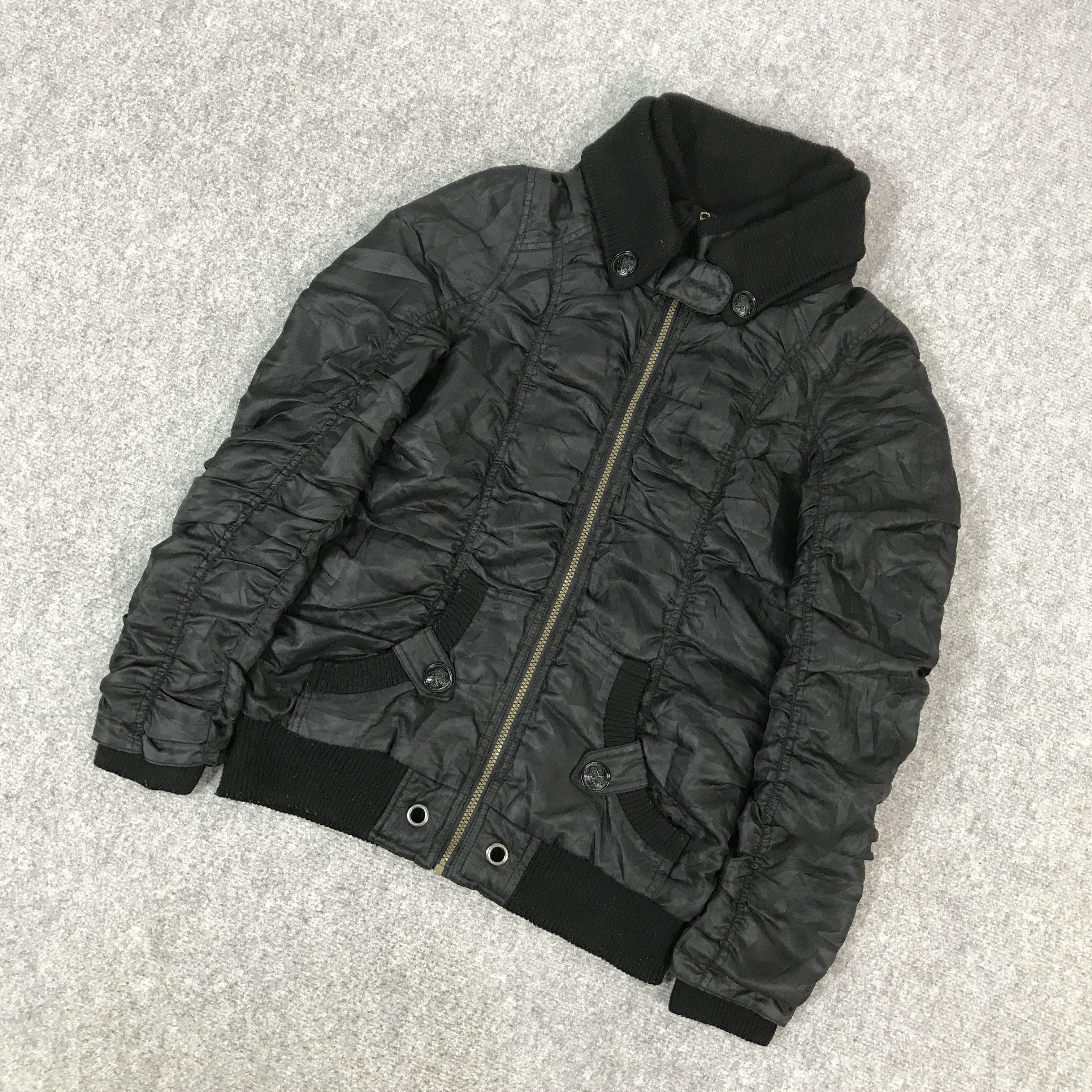 If Six Was Nine × Japanese Brand × KMRii JAPANESE BRAND DESIGN BLACK PUNK JACKET Size US M / EU 48-50 / 2 - 5 Thumbnail