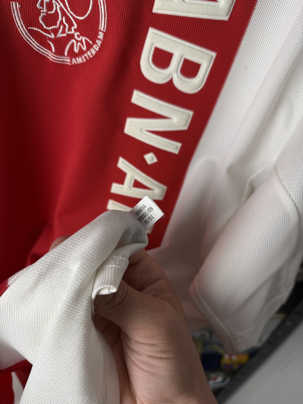 Adidas Vintage 2001 Adidas Jersey FC Ajax Amsterdam T Shirt Size US L / EU 52-54 / 3 - 10 Thumbnail