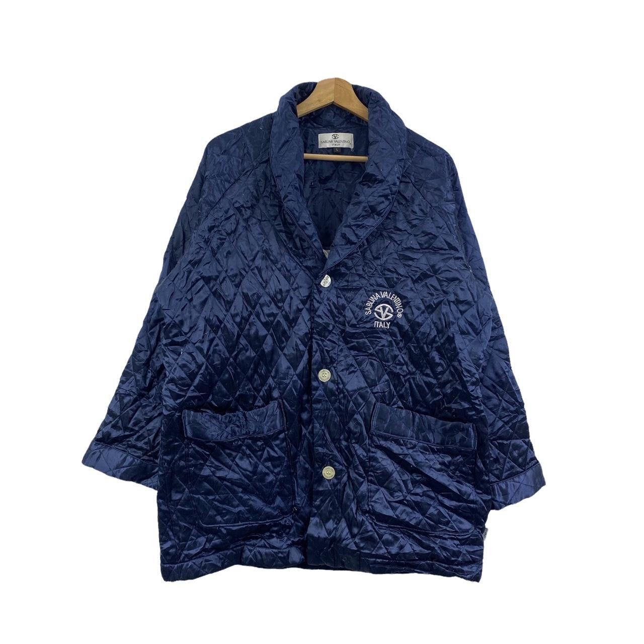 Valentino Vtg 90’ SABLINA VALENTINO ITALY Quilted Coat Jacket Size L / US 10 / IT 46 - 1 Thumbnail