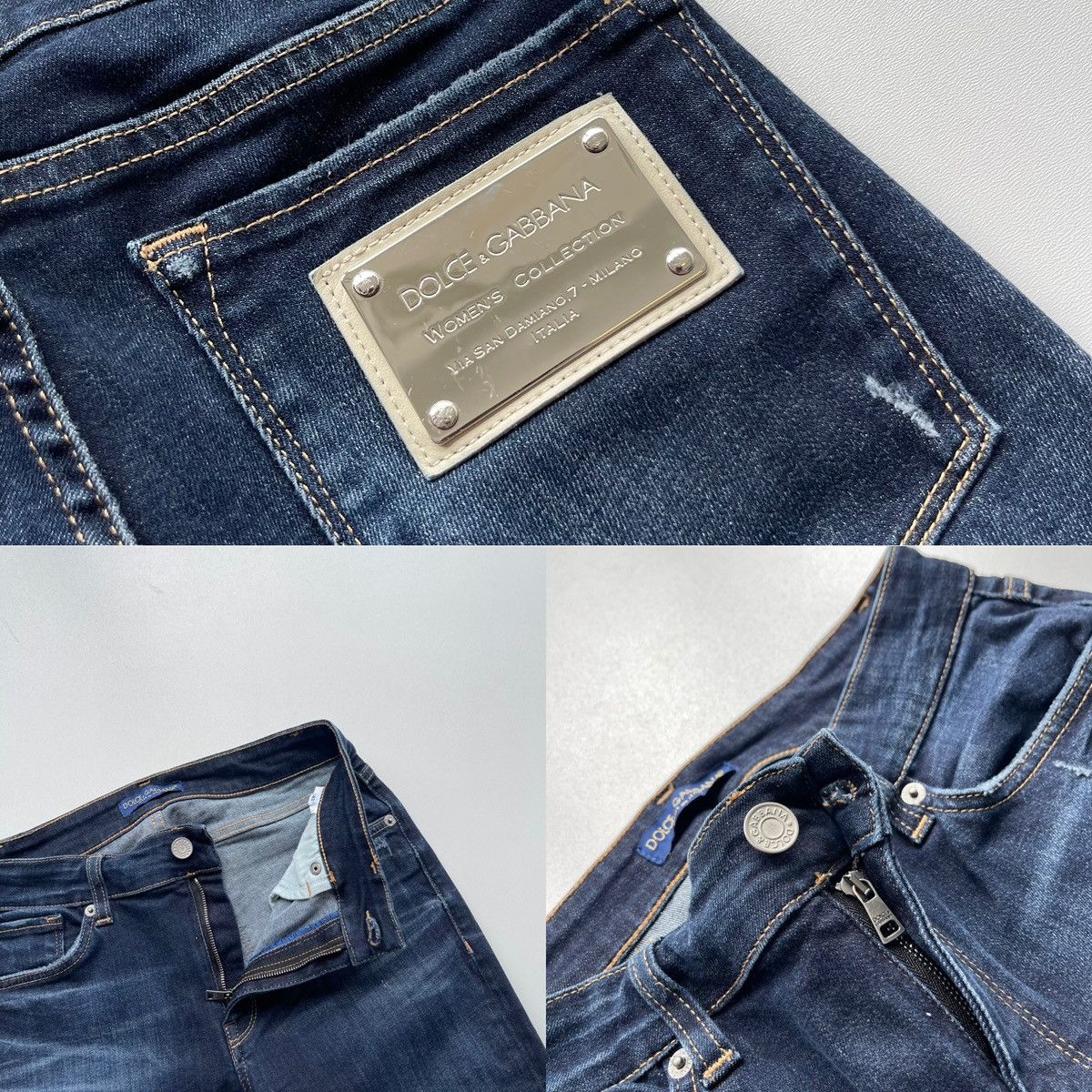 Dolce & Gabbana Dolce & Gabbana Women’s Collection Distressed Straight Jeans Size 28" / US 6 / IT 42 - 5 Thumbnail