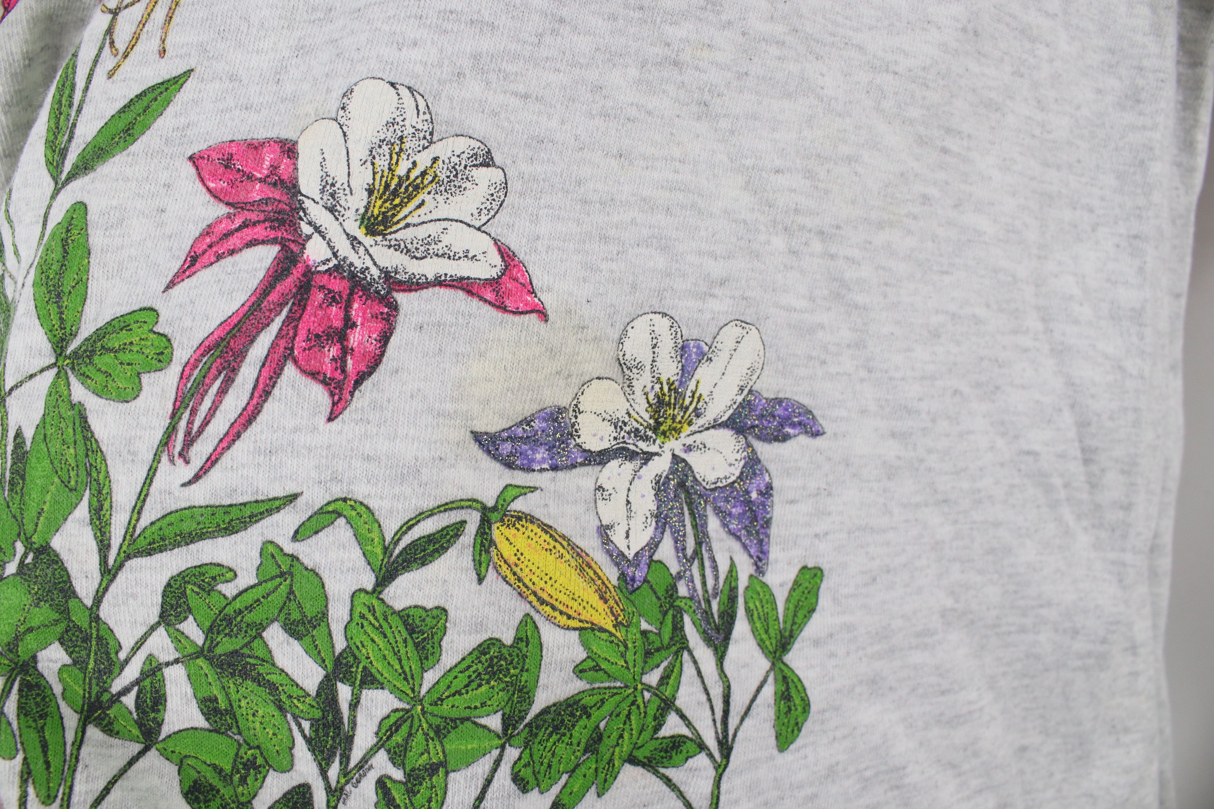 Vintage Vintage 90s Streetwear Nature Hummingbird Flower T-Shirt USA Size XL / US 12-14 / IT 48-50 - 6 Thumbnail