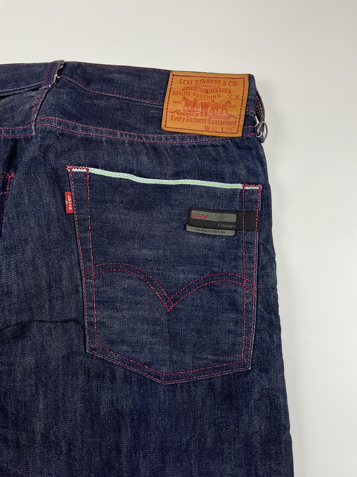 Fragment Design × Levi's Levis Fenom x Fragment Cropped Denim Size US 32 / EU 48 - 11 Thumbnail