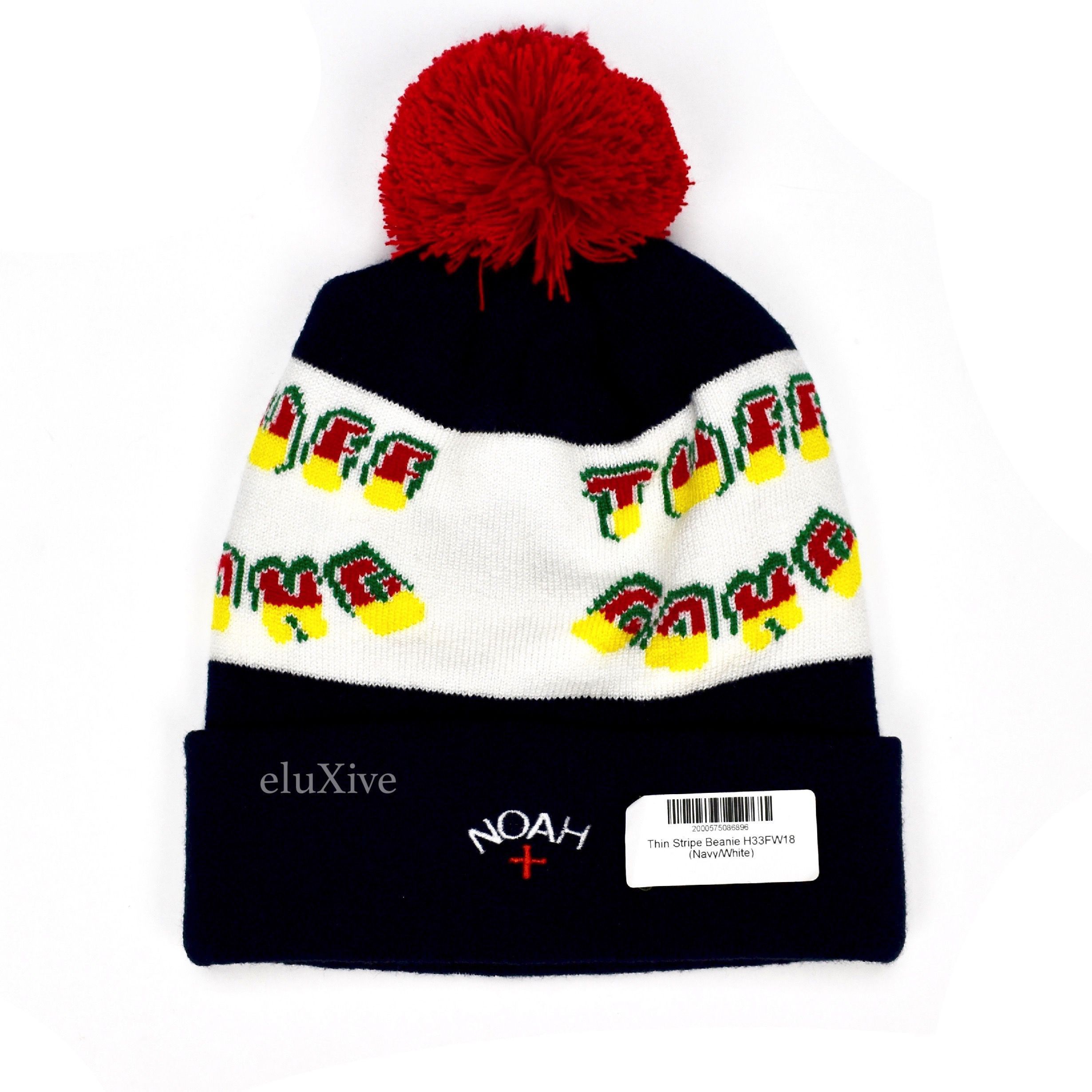 Bob Marley × Noah Noah Tuff Gong Core Logo Beanie Striped DS Size ONE SIZE - 1 Preview