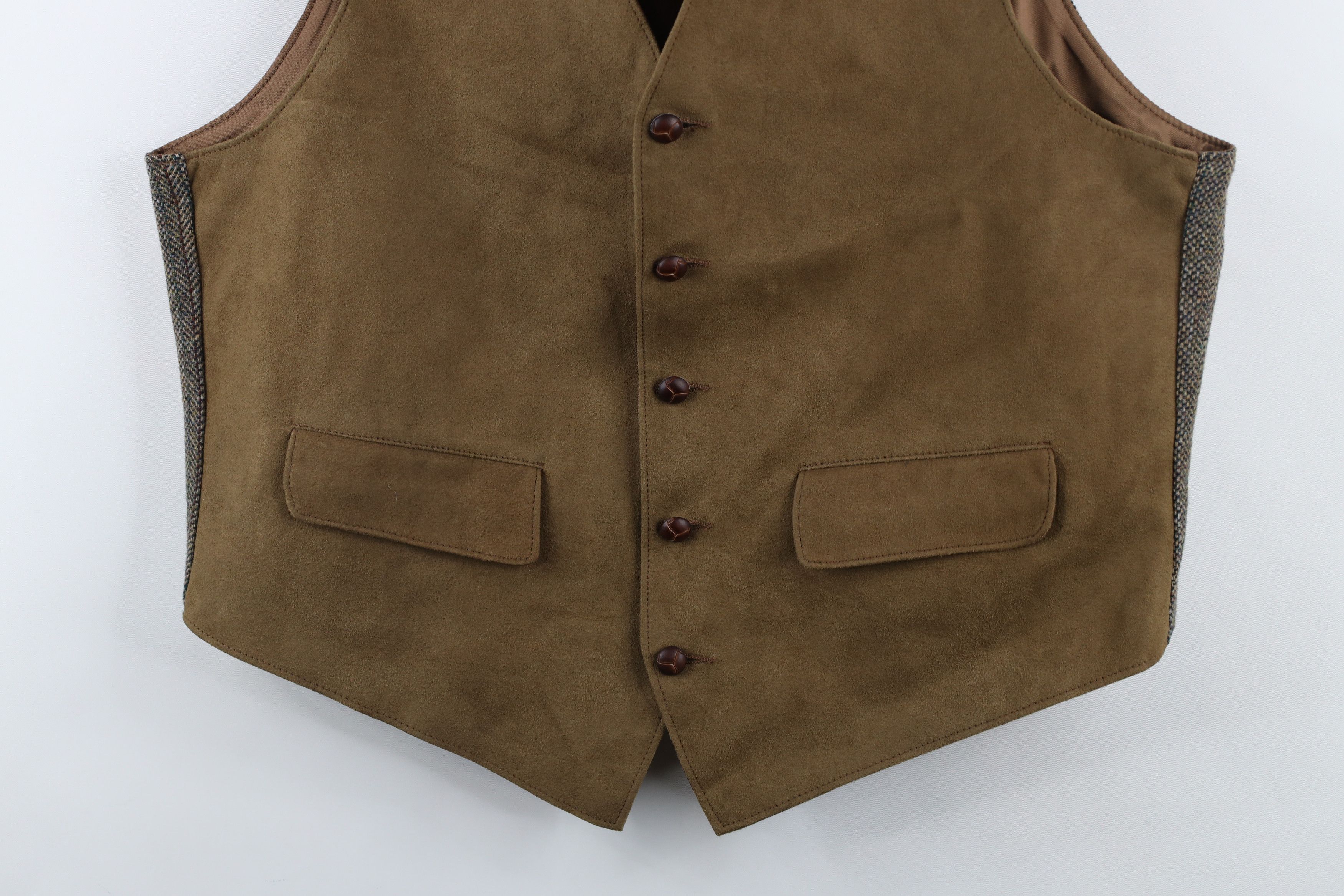Pendleton × Vintage Vintage 90s Pendleton Wool Tweed Button Vest Jacket USA Size US L / EU 52-54 / 3 - 3 Thumbnail