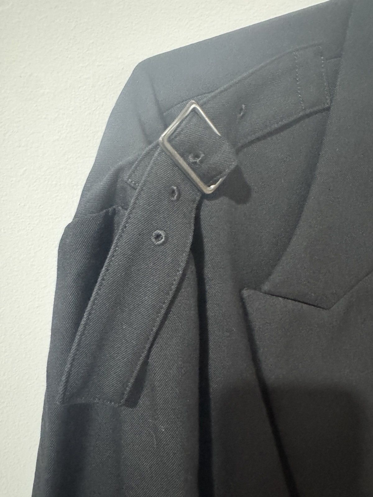 Yohji Yamamoto Yohji Yamamoto Pour Homme Bondage Strap Gabardine Jacket Size US L / EU 52-54 / 3 - 5 Thumbnail