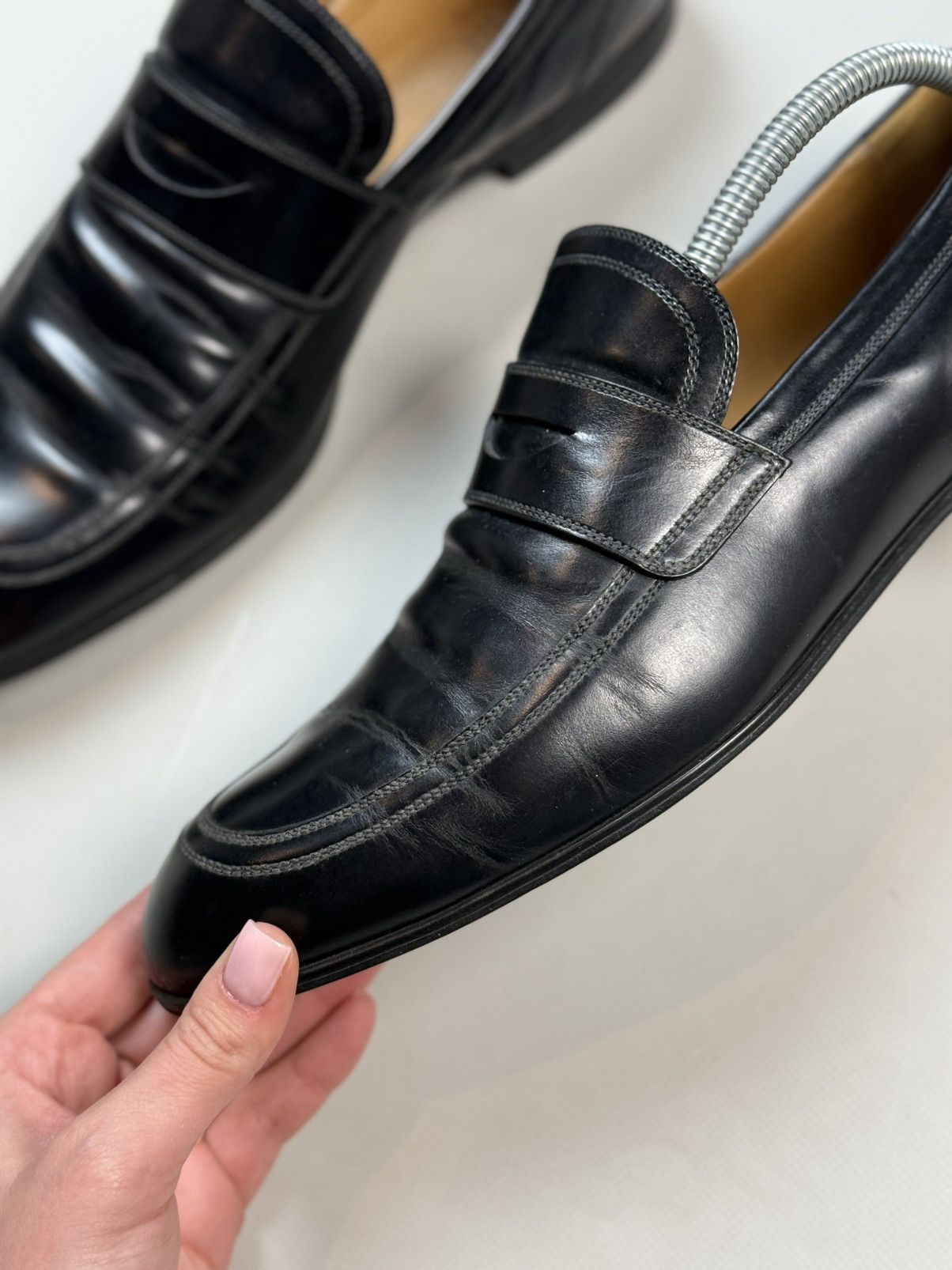 Gucci Gucci Men’s Leather Penny Loafers Formal Shoes Size US 8.5 / EU 41-42 - 14 Thumbnail