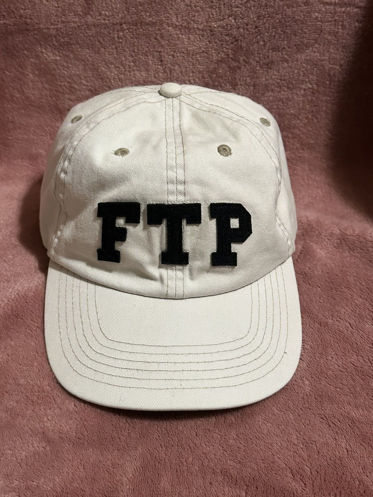 Fuck The Population FTP university logo dad hat Size ONE SIZE - 1 Thumbnail