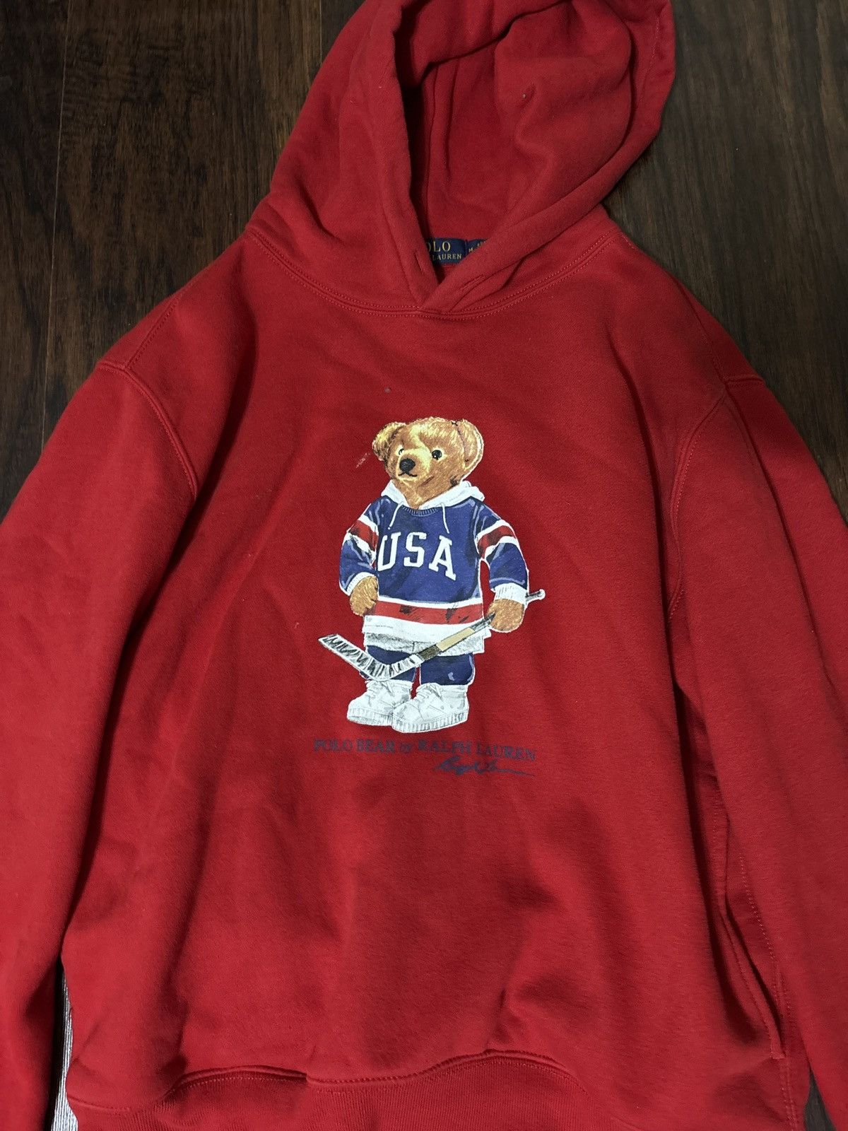 Polo Ralph Lauren Polo ralph lauren red hockey bear hoodie Size US S / EU 44-46 / 1 - 3 Thumbnail