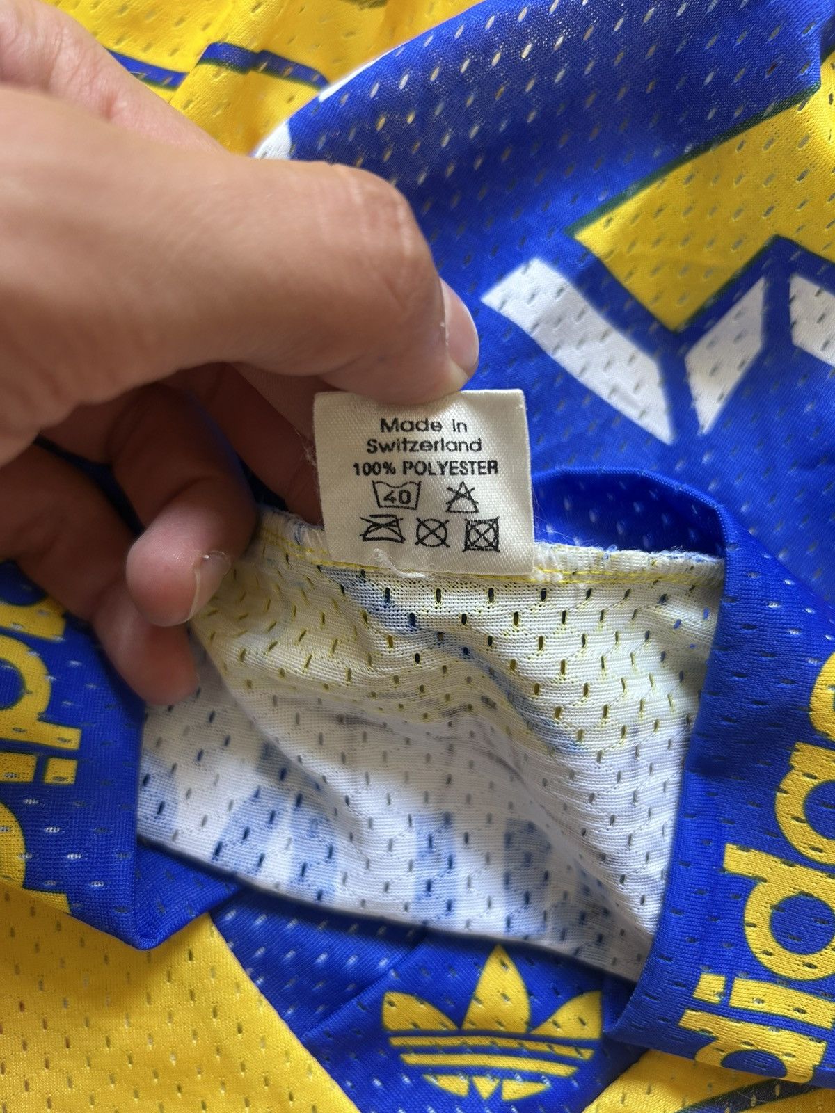 HC Davos Adidas Ice Hockey #97 HODGSON SIGNED