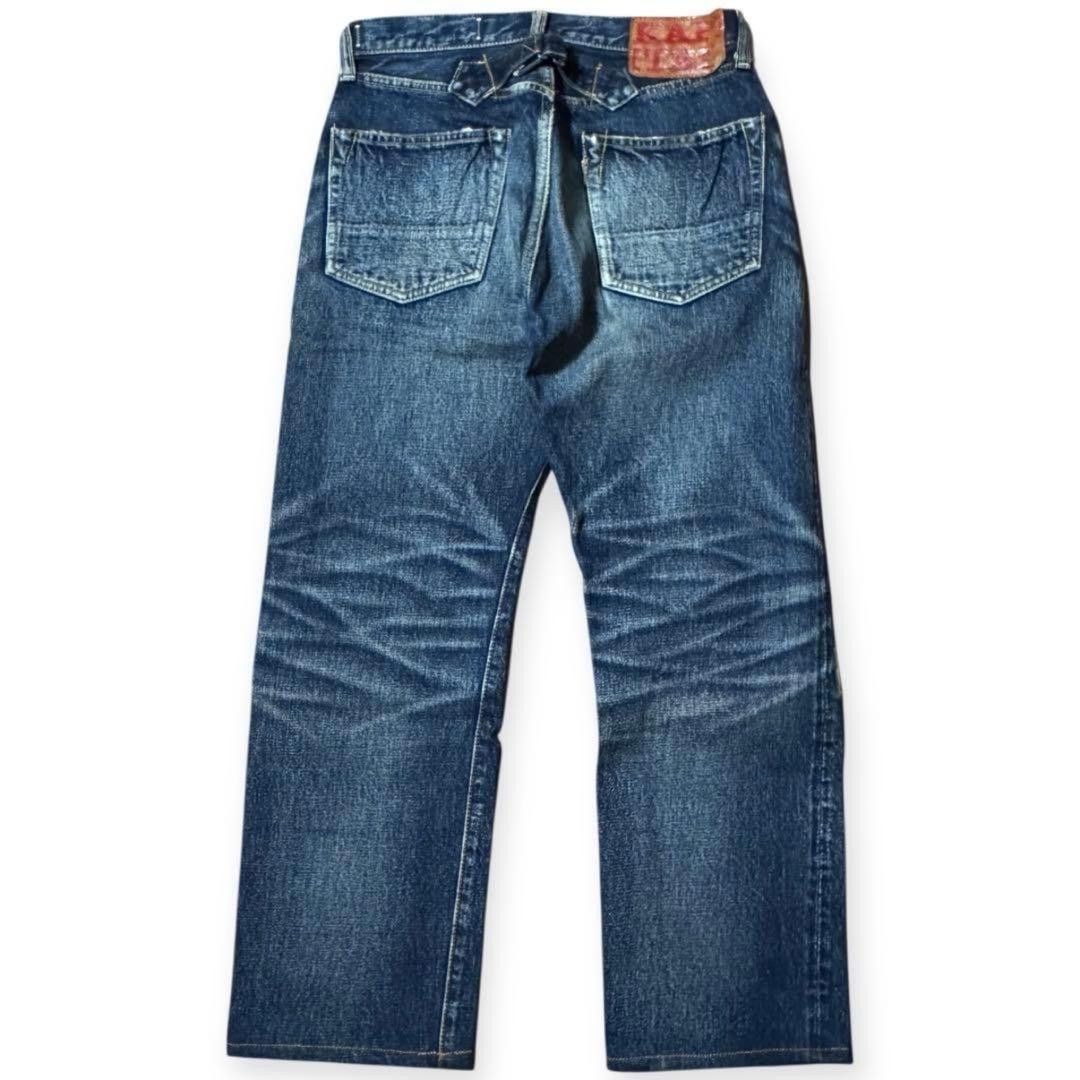 Kapital KAPITAL Patchwork Buckle-Back Denim with Red Selvedge Size US 26 / EU 42 - 2 Thumbnail