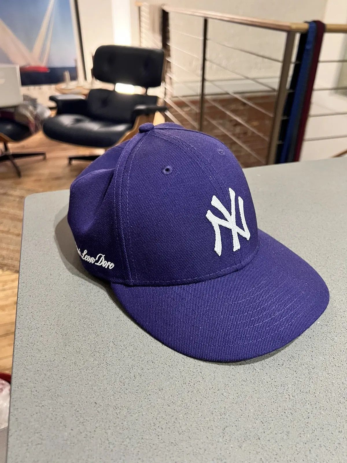Aime Leon Dore × New Era Purple Chainstitch Yankee Cap Hat 7 1/4 2020 😈 Size ONE SIZE - 1 Thumbnail