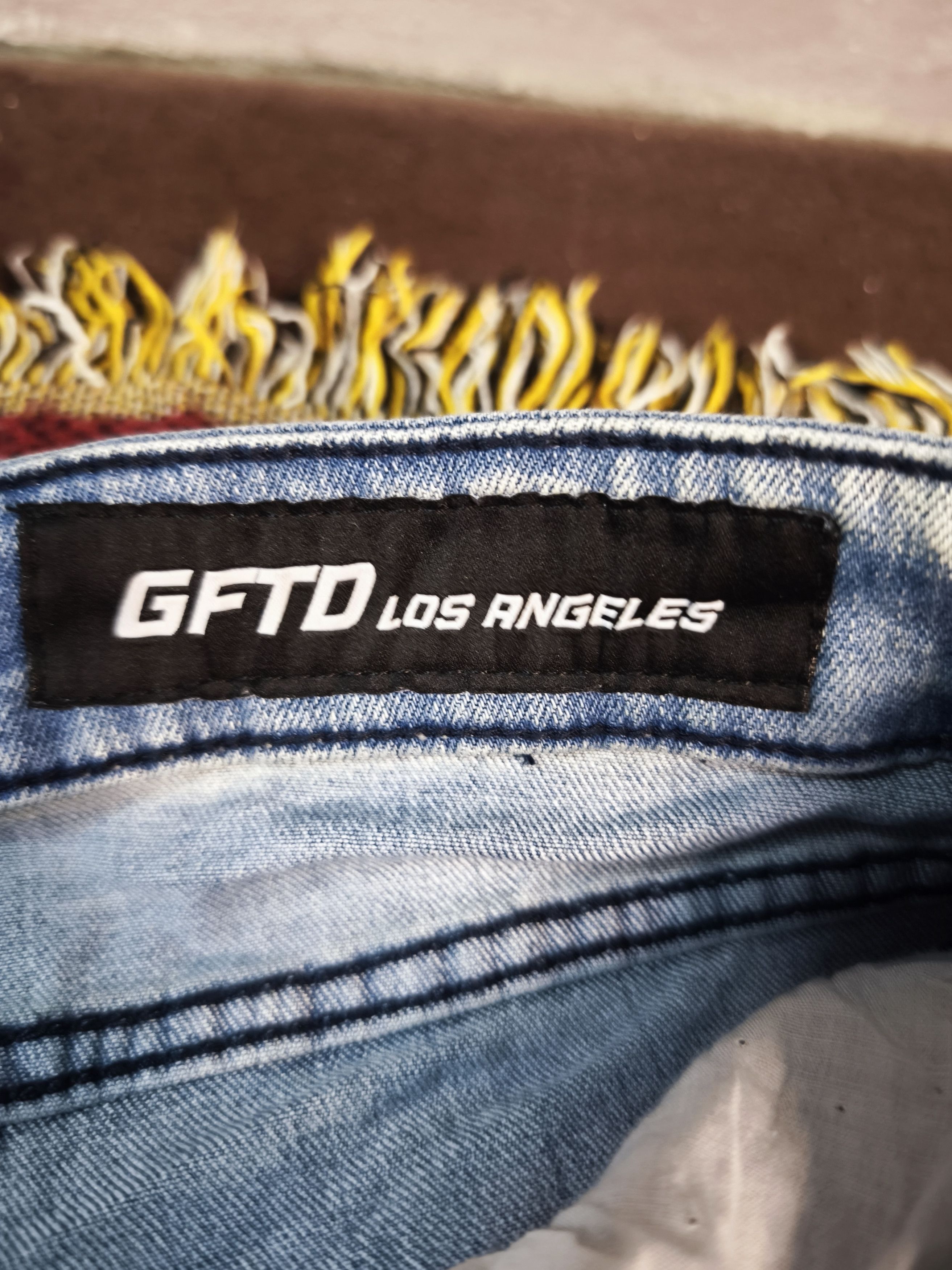 Designer × Punk and Yo GFTD Los Angeles x Army Slim-fit Jeans Size US 32 / EU 48 - 7 Thumbnail