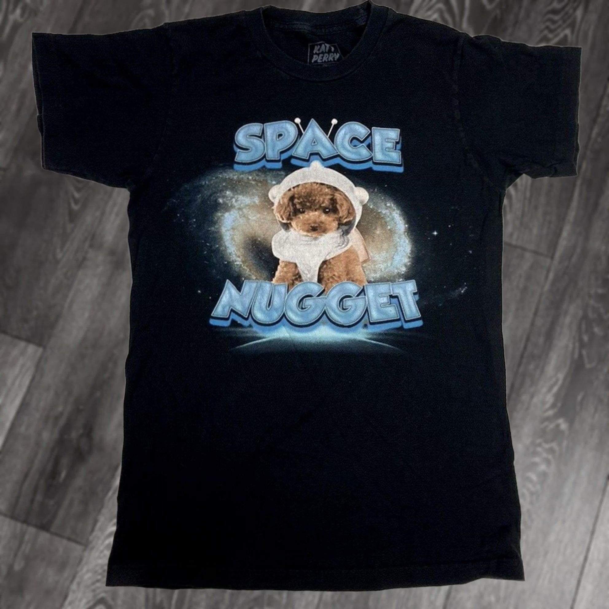 Sperry Katy Perry Space Nugget Graphic T-shirt Women Small Black Short Sleeve Size S / US 4 / IT 40 - 1 Thumbnail