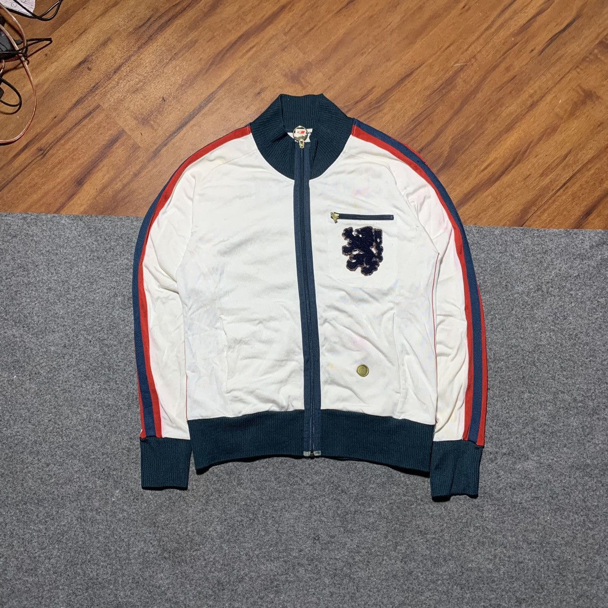 Lotto Sport × Vintage Vintage Lotto Netherland Track Retro Jacket 80s Size US L / EU 52-54 / 3 - 1 Thumbnail