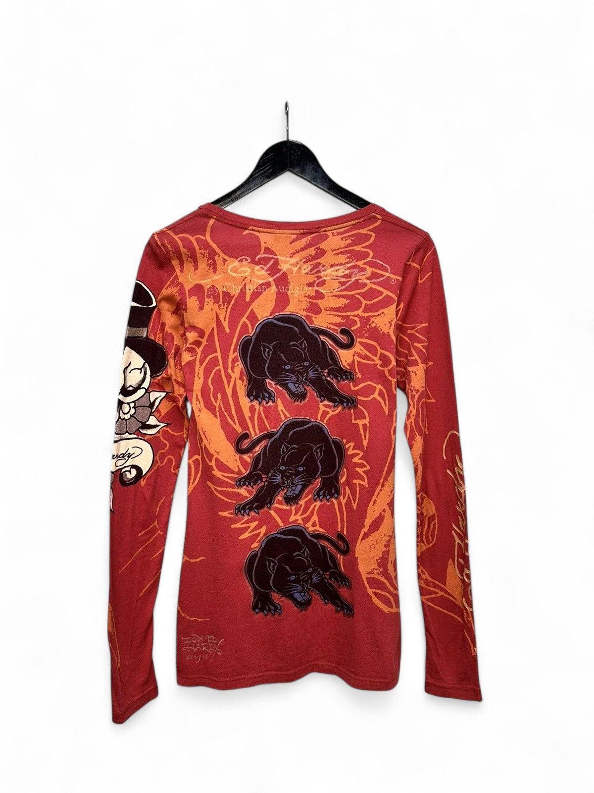 Ed Hardy Y2K Ed Hardy Vintage Christian Audigier Longsleeve Top Size US S / EU 44-46 / 1 - 12 Thumbnail