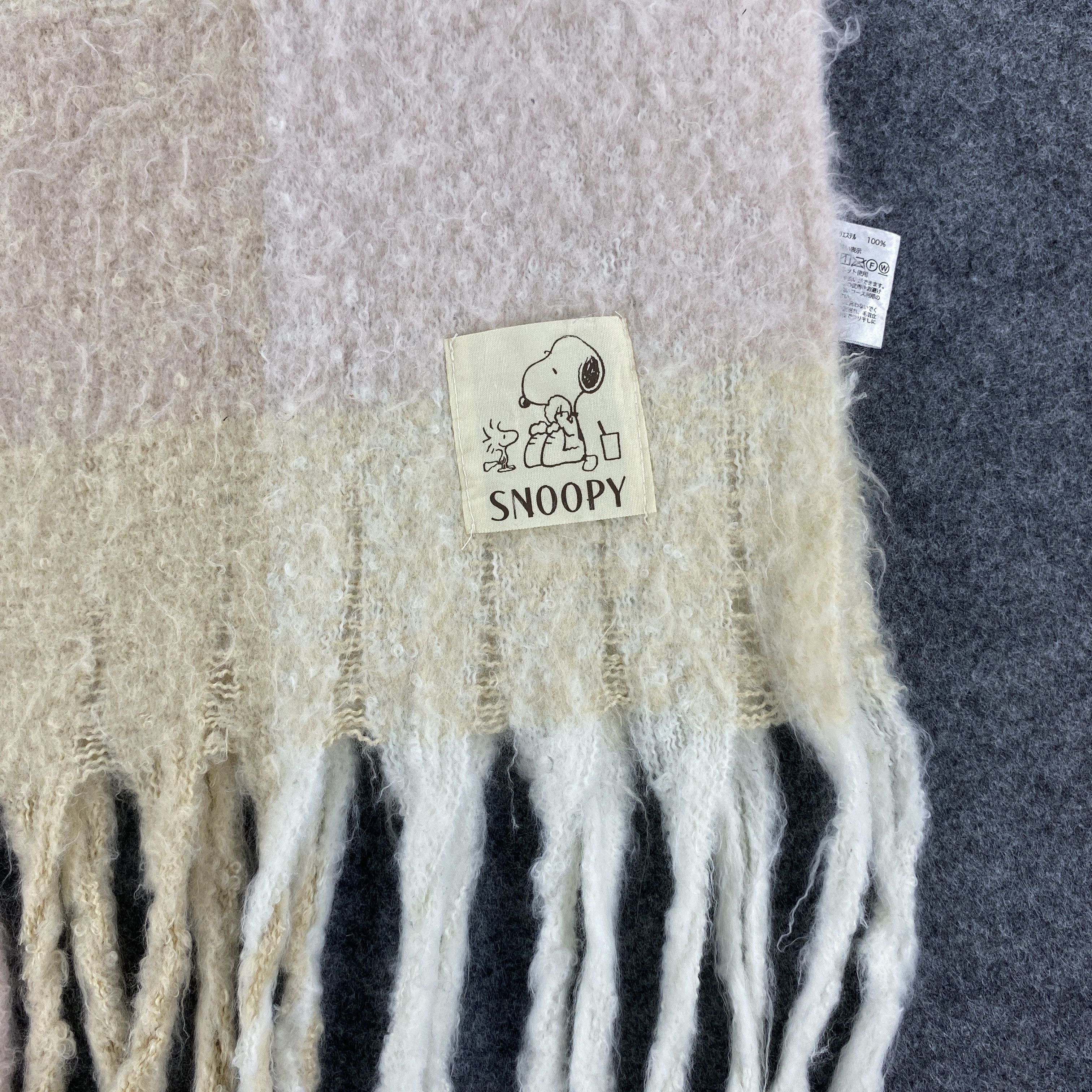 Peanuts × Vintage Peanuts Scarf # Muffler # Neckwear # D591 Size ONE SIZE - 2 Thumbnail