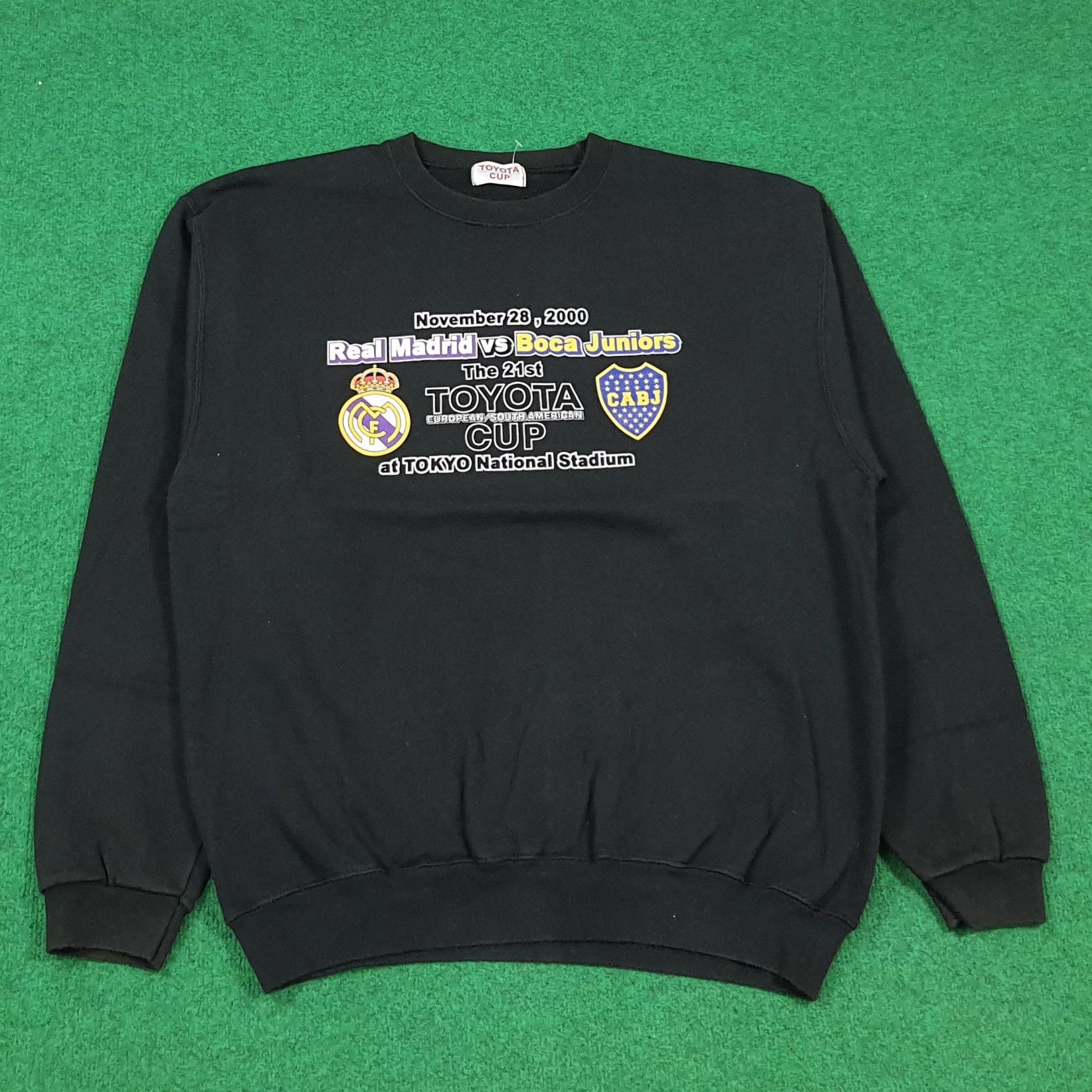 Japanese Brand Vintage Toyota Cup 2000 Tokyo National Sweatshirt C302N6 Size US L / EU 52-54 / 3 - 1 Thumbnail