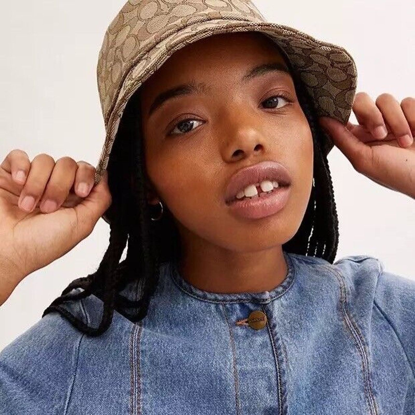 Coach NWT Coach Signature Jacquard Bucket Hat CH401 KHAKI M/L Size ONE SIZE - 4 Thumbnail