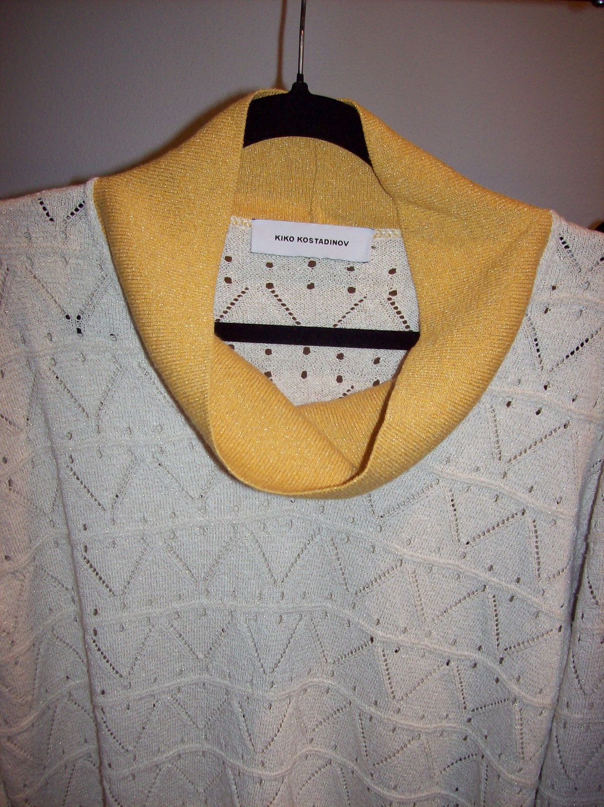 Kiko Kostadinov Kiko Kostadinov SS24 Beige & Yellow Brecht Turtleneck Size US M / EU 48-50 / 2 - 4 Thumbnail