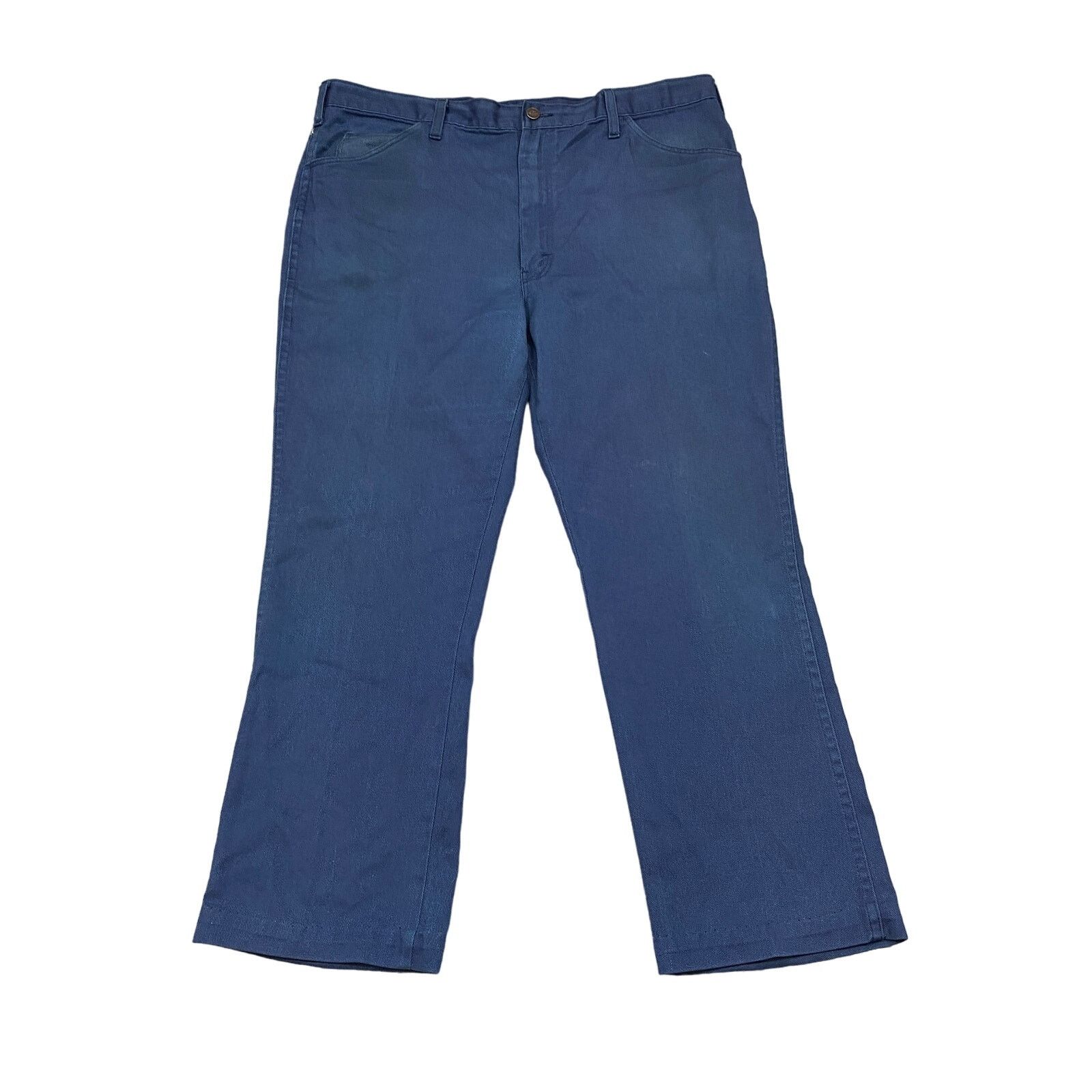 Dickies × Vintage VTG 70s Dickies Talon Zipper Bootcut Work Pants Men's 40x28 Size US 40 / EU 56 - 1 Thumbnail